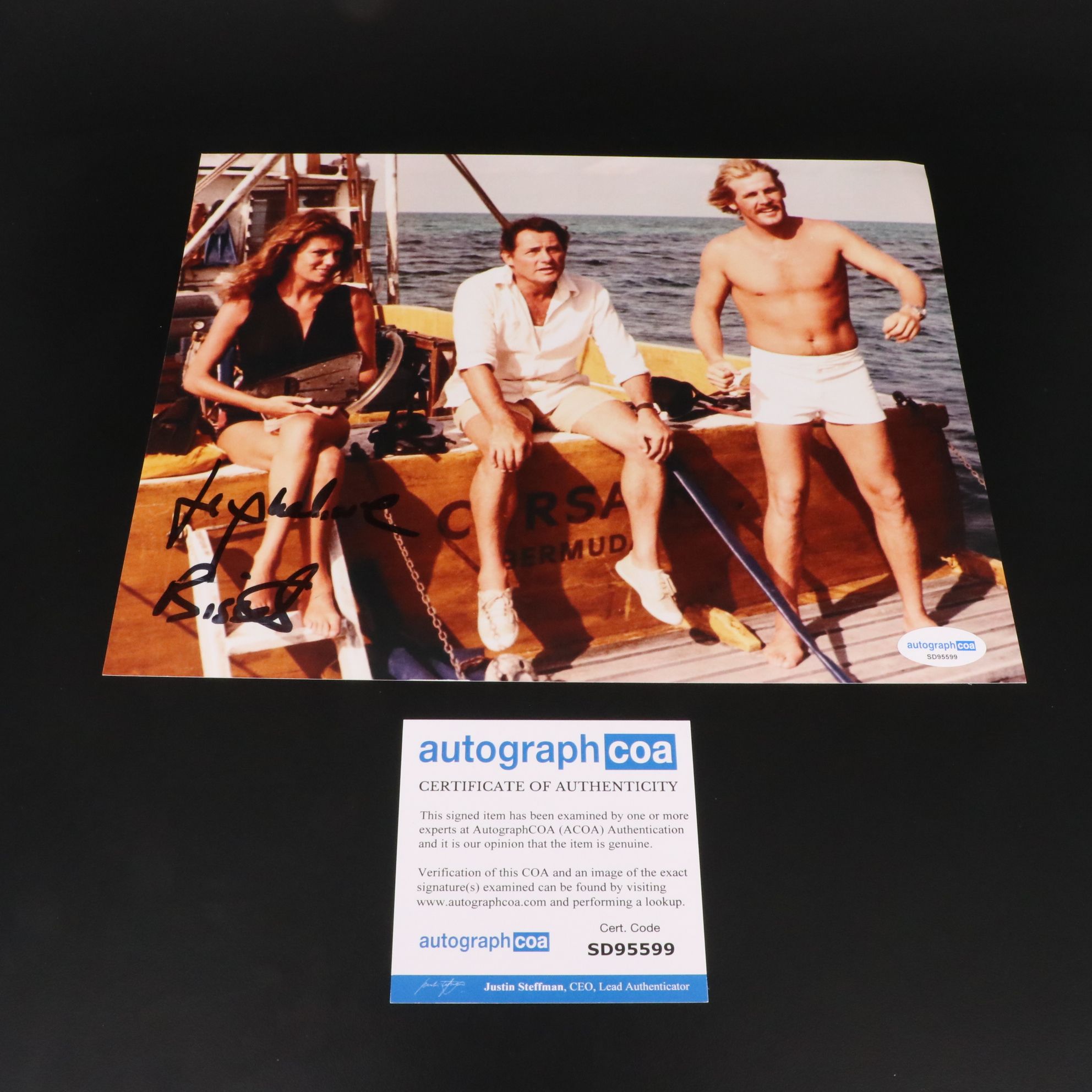 Jacqueline Bisset Signed "The Deep" Movie Print