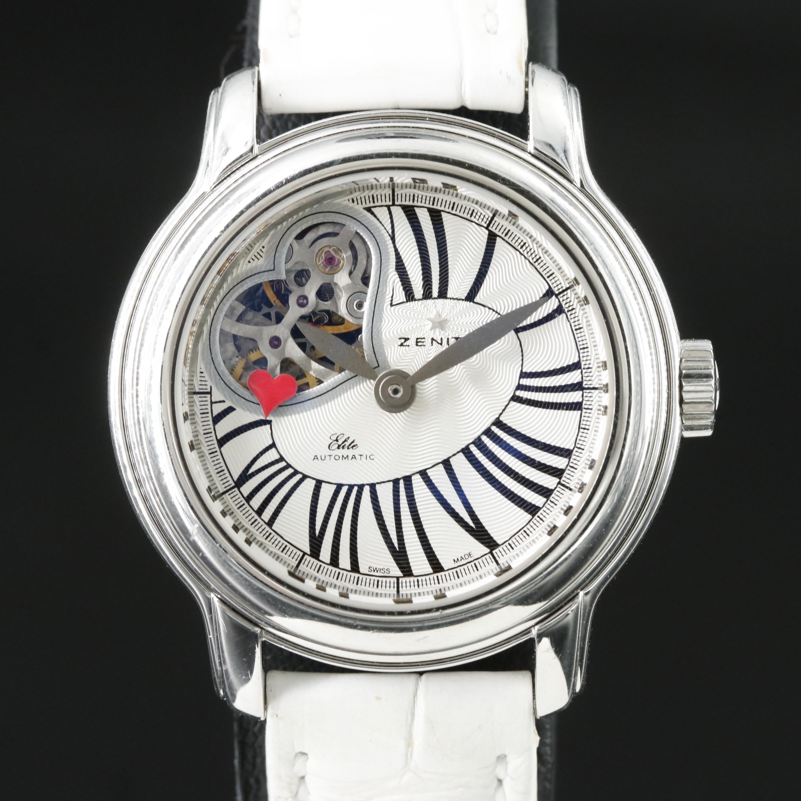 Zenith Elite Baby Star Open Heart Watch