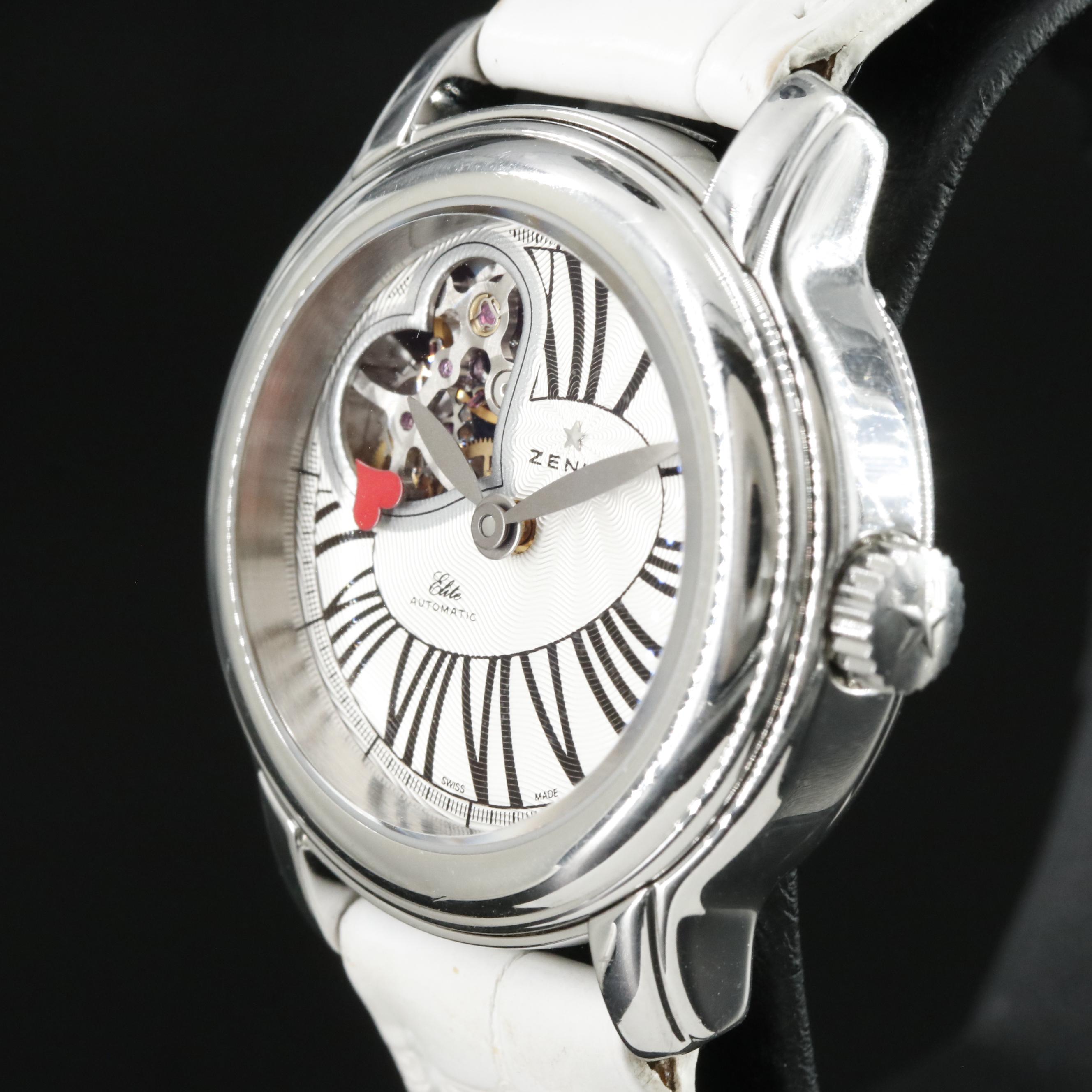 Zenith Elite Baby Star Open Heart Watch