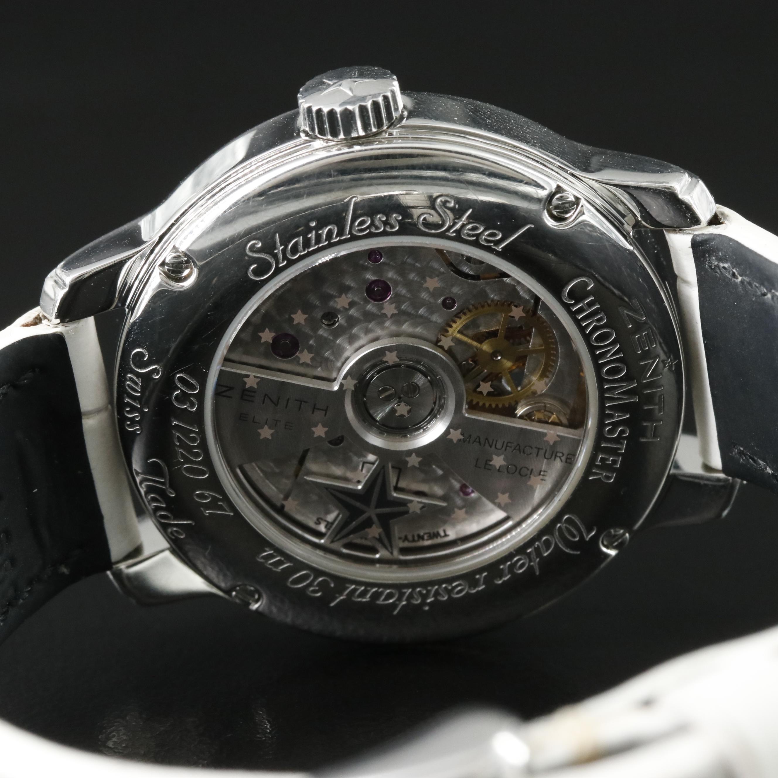 Zenith Elite Baby Star Open Heart Watch