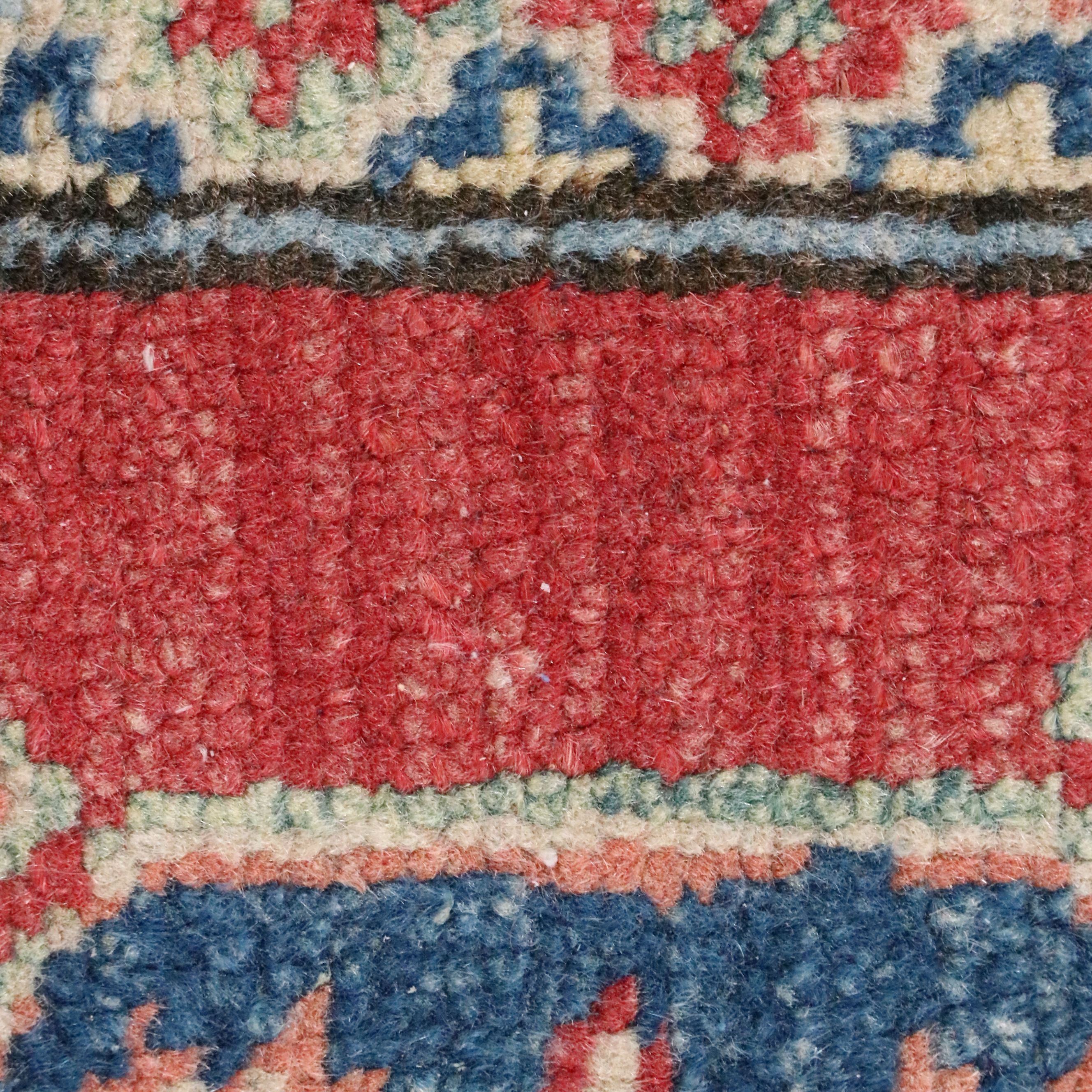2'9 x 12'7 Hand-Knotted Caucasian Kazak Carpet Runner