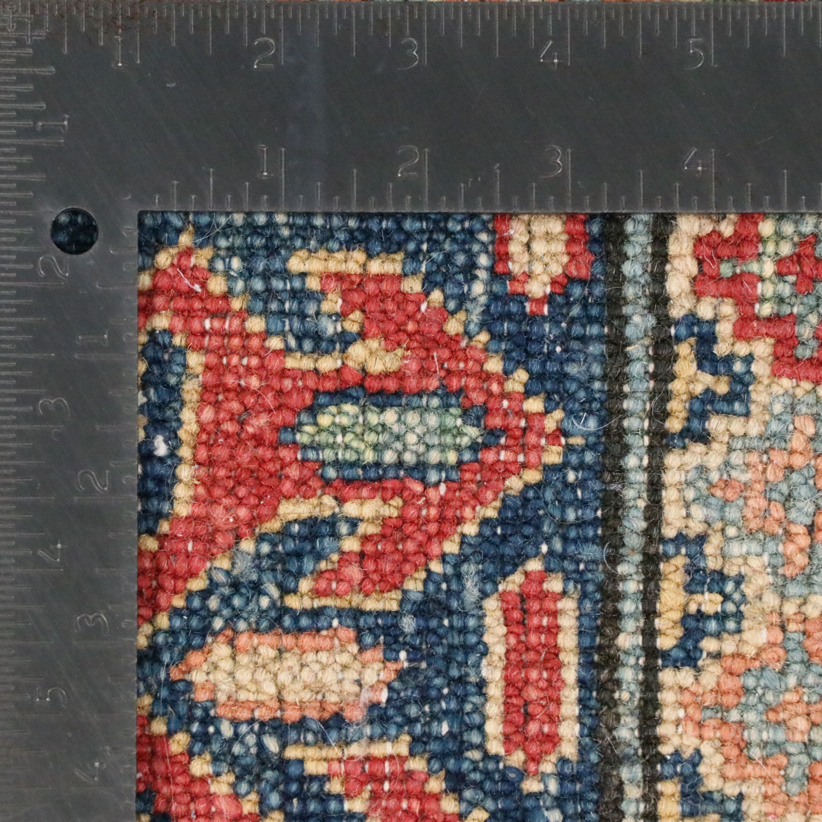 2'9 x 12'7 Hand-Knotted Caucasian Kazak Carpet Runner