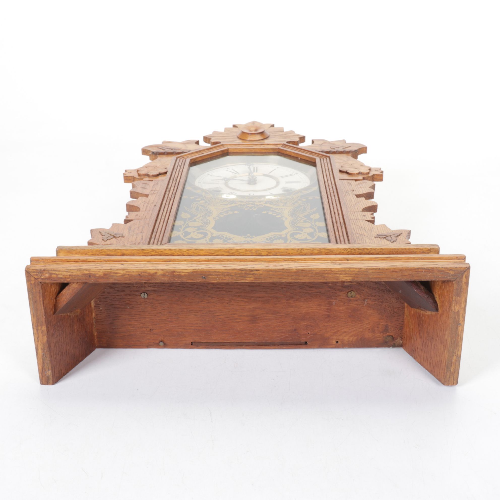 W. L. Gilbert Clock Co. "Altai" Gingerbread Shelf Clock