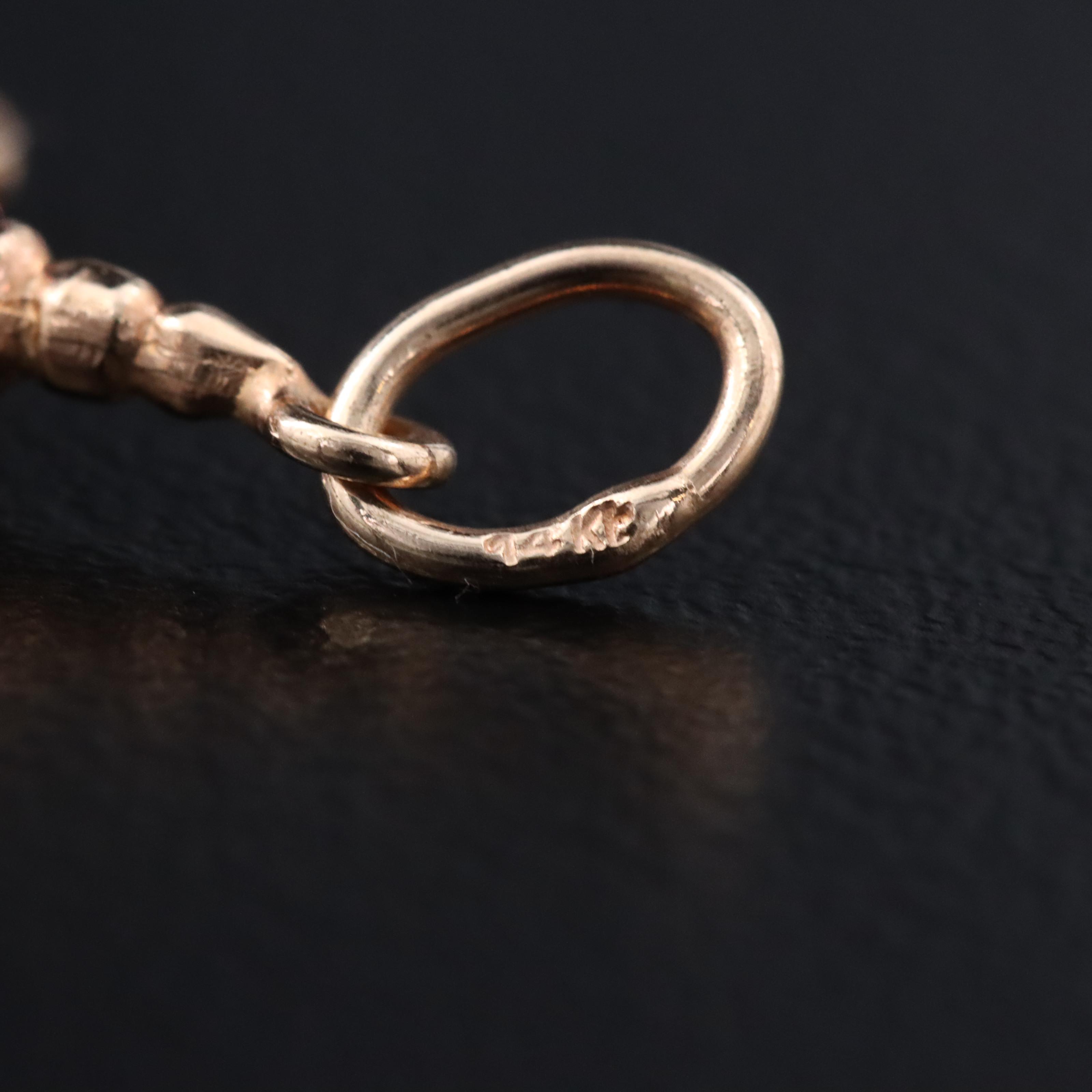 14K Ewer Charm Pendant