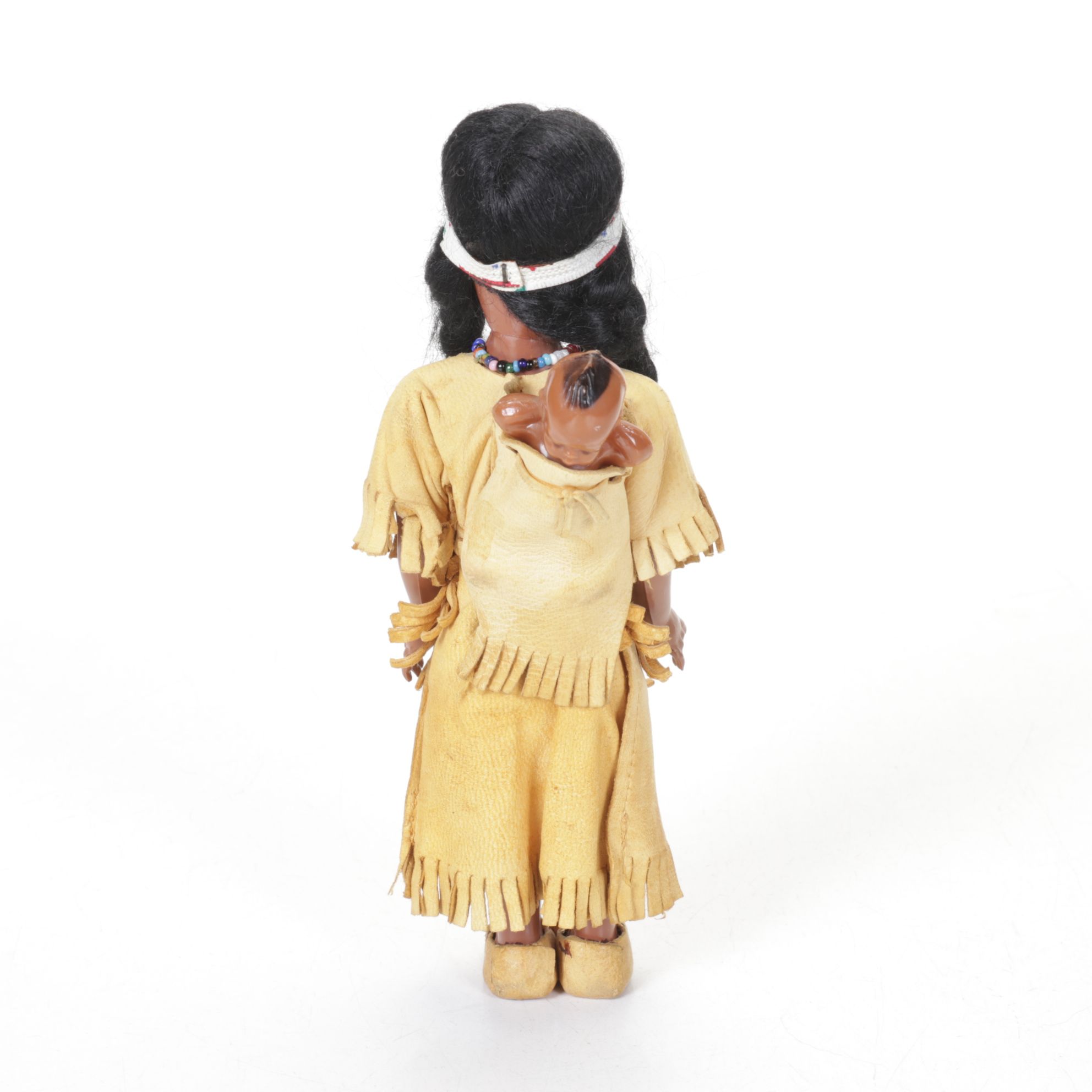 Hand-Crafted Leather Native American Doll Collection