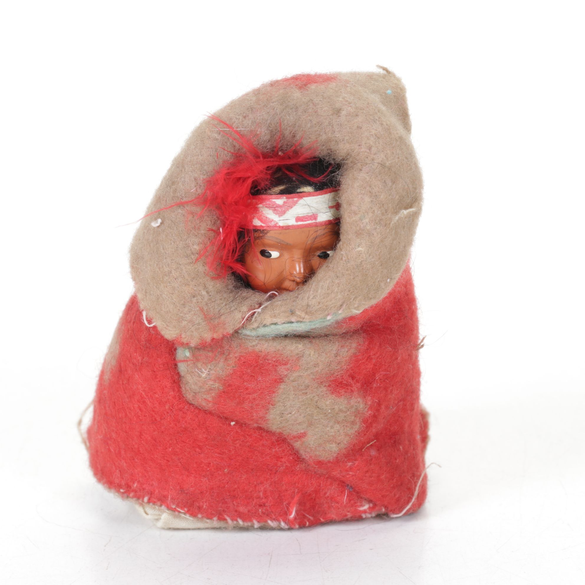 Hand-Crafted Leather Native American Doll Collection