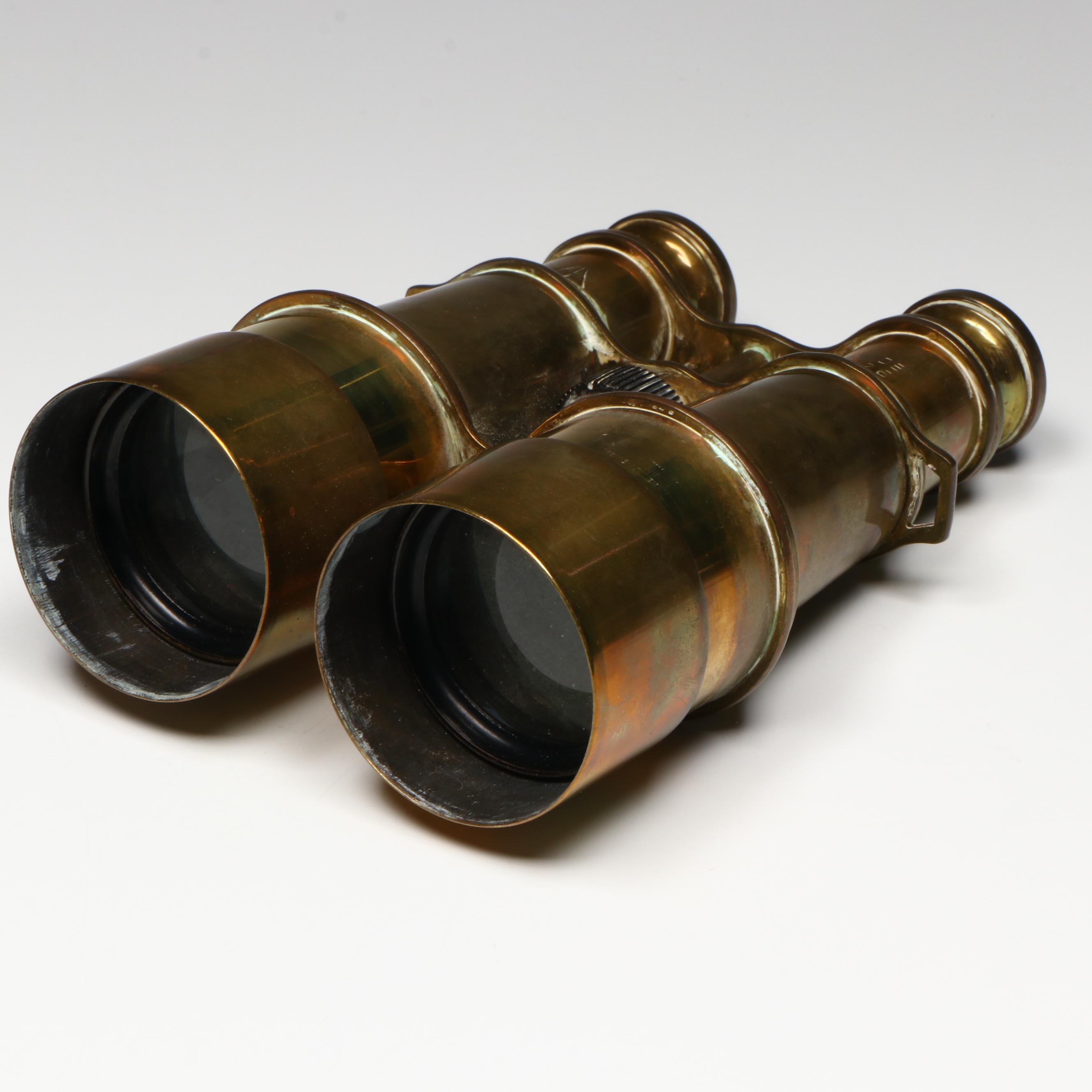 Lubavin Russian Cossack Brass Champagne Flute with Repoussé Cup and More Brass