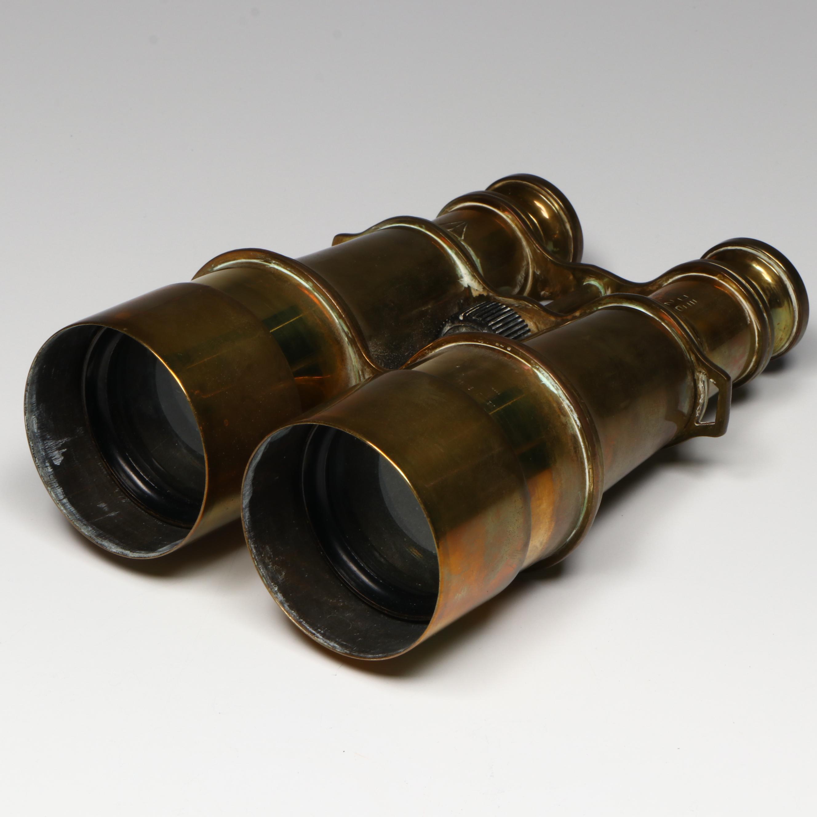 Lubavin Russian Cossack Brass Champagne Flute with Repoussé Cup and More Brass