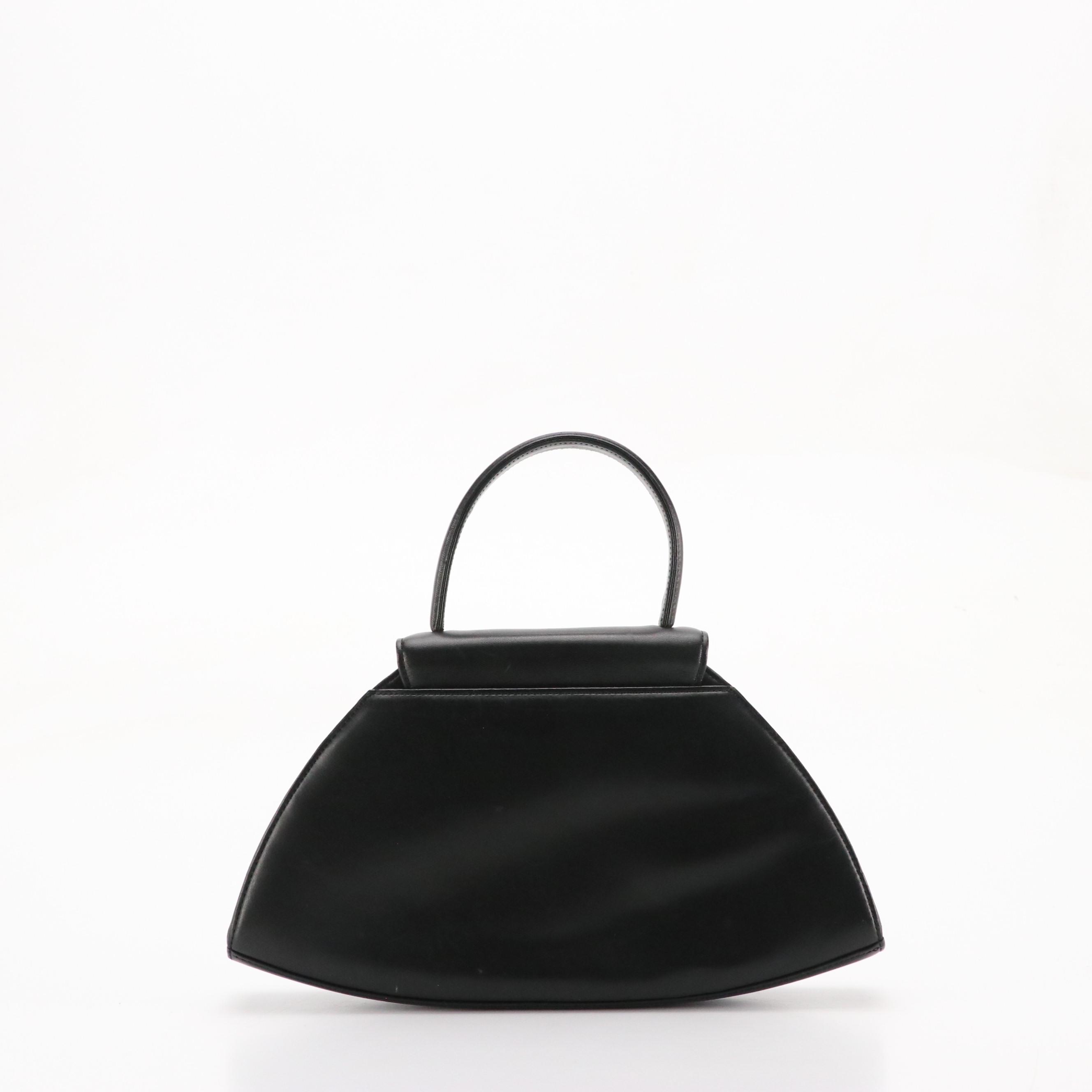 Givenchy Sacs a Main Top Handle Handbag in Black Leather