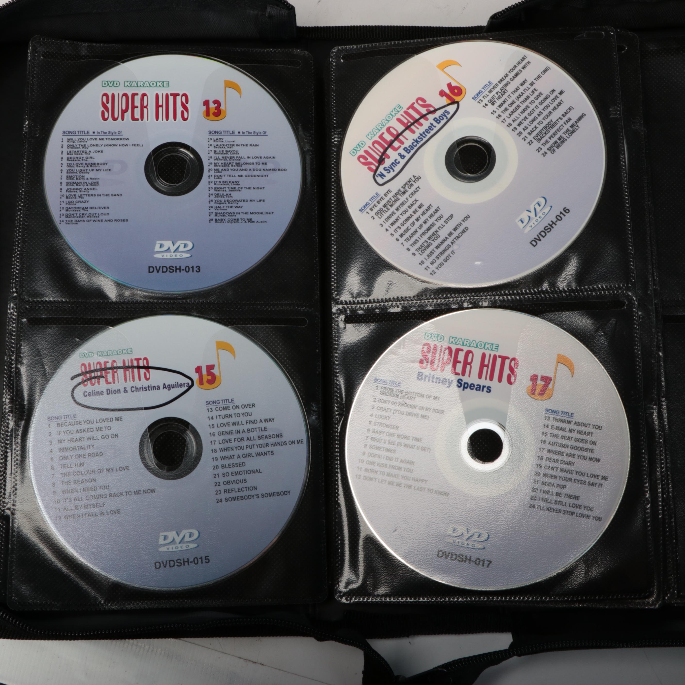 Karaoke Microphones, DVDs, and Vintage Pioneer Karaoke Laser Discs