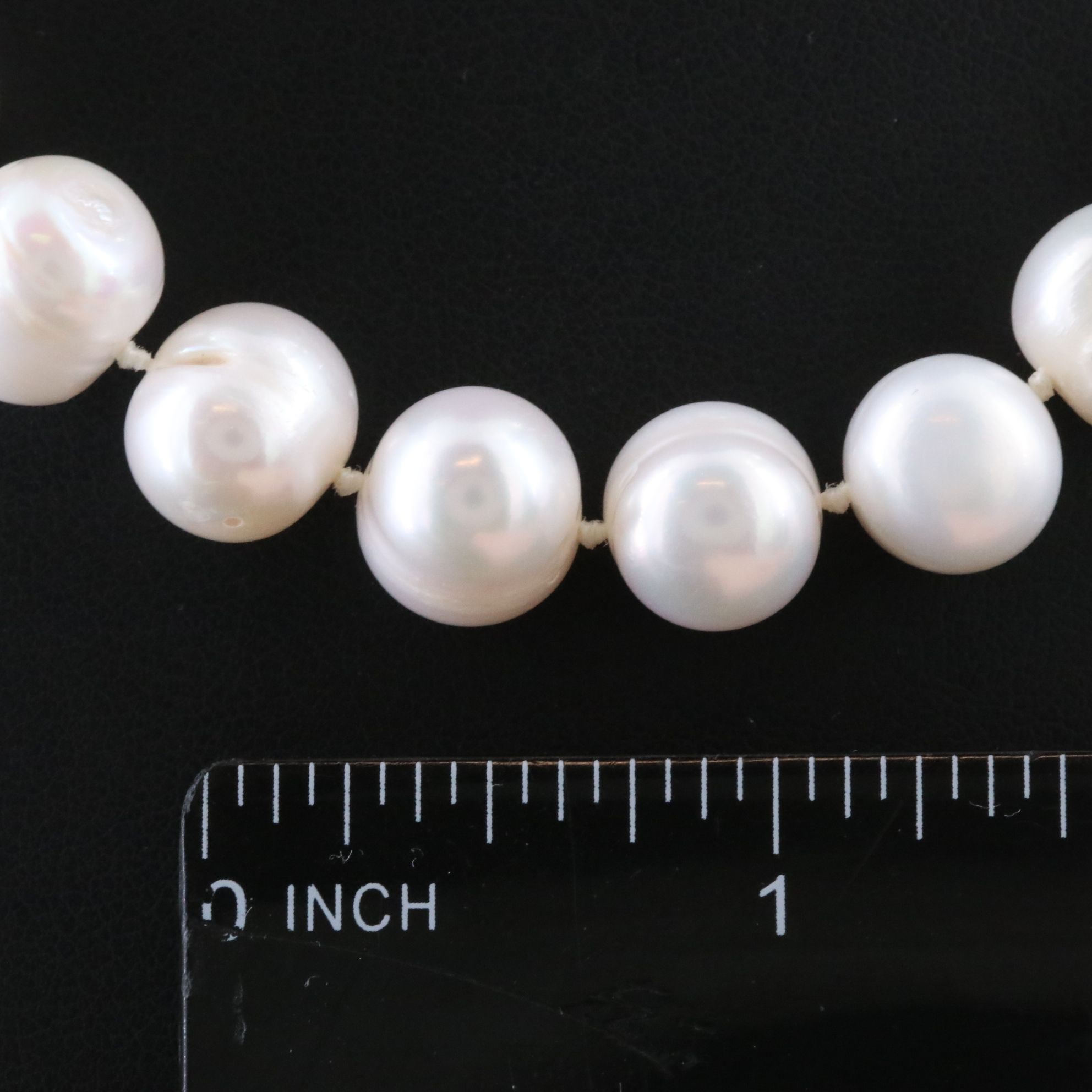 9.50 - 11.00 MM Pearl Necklace with 14K Clasp