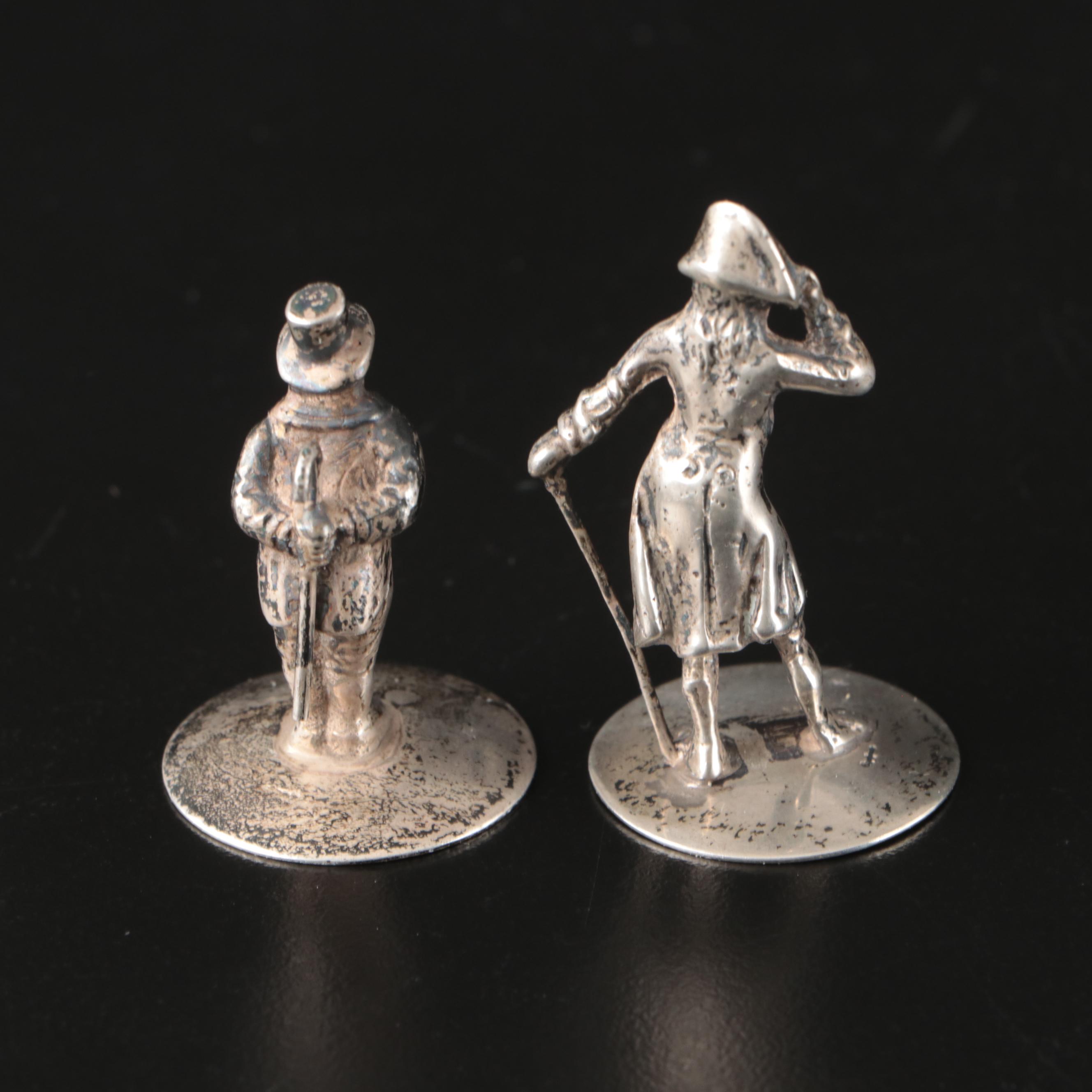 Ferdinand C Henzler Hanau with Other European 800 Silver Figurines