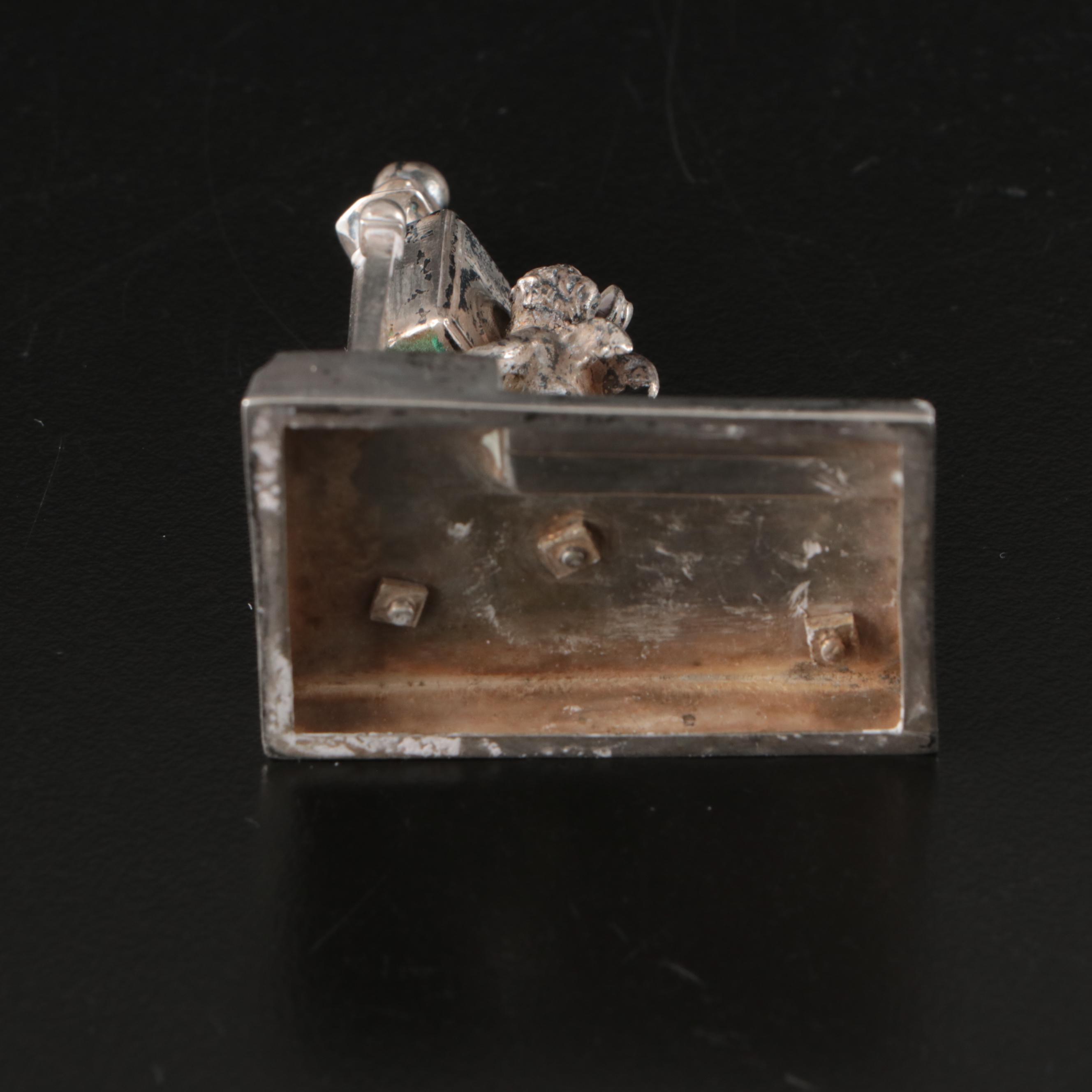 Ferdinand C Henzler Hanau with Other European 800 Silver Figurines