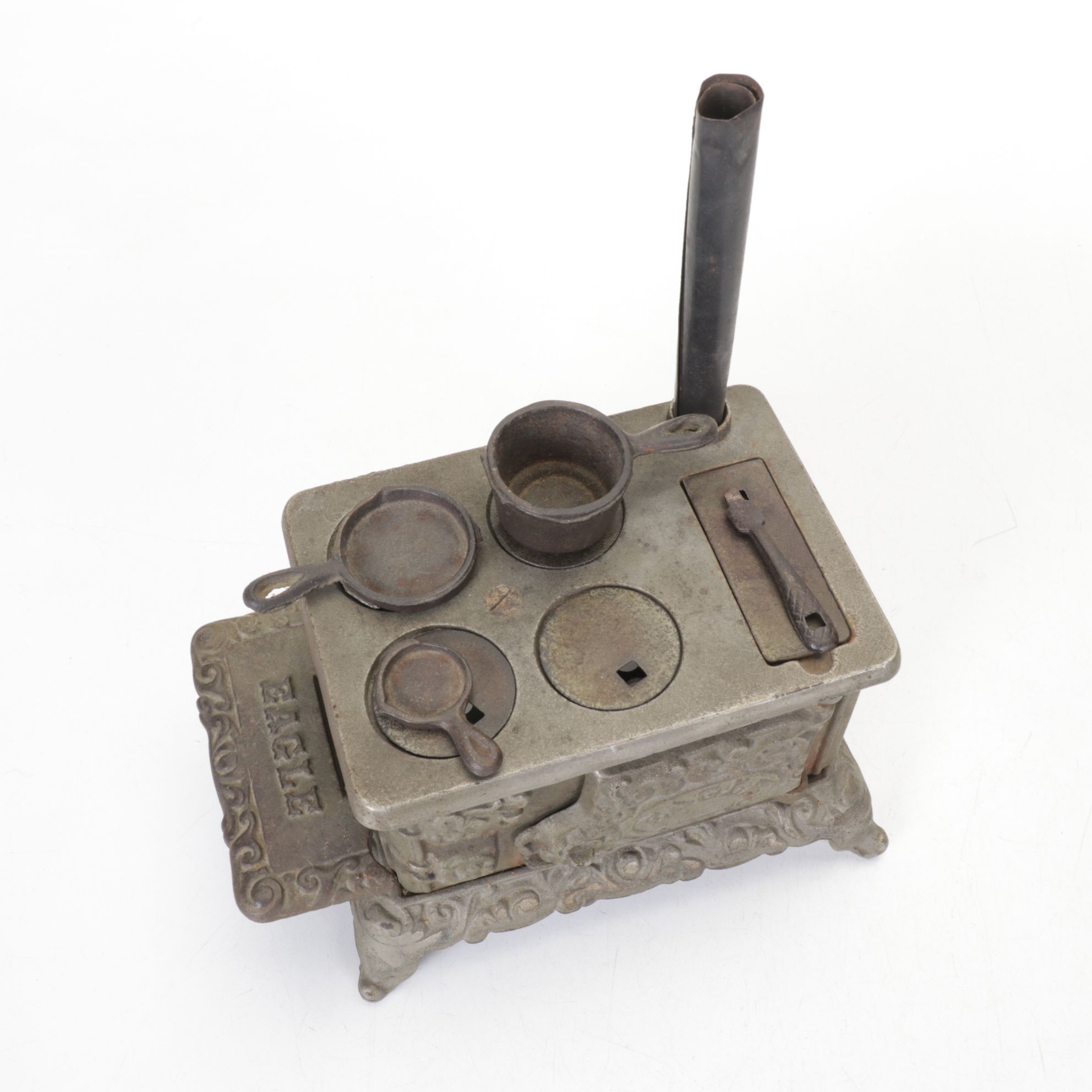 Cast Iron Miniature Stove, Sewing Machine & More