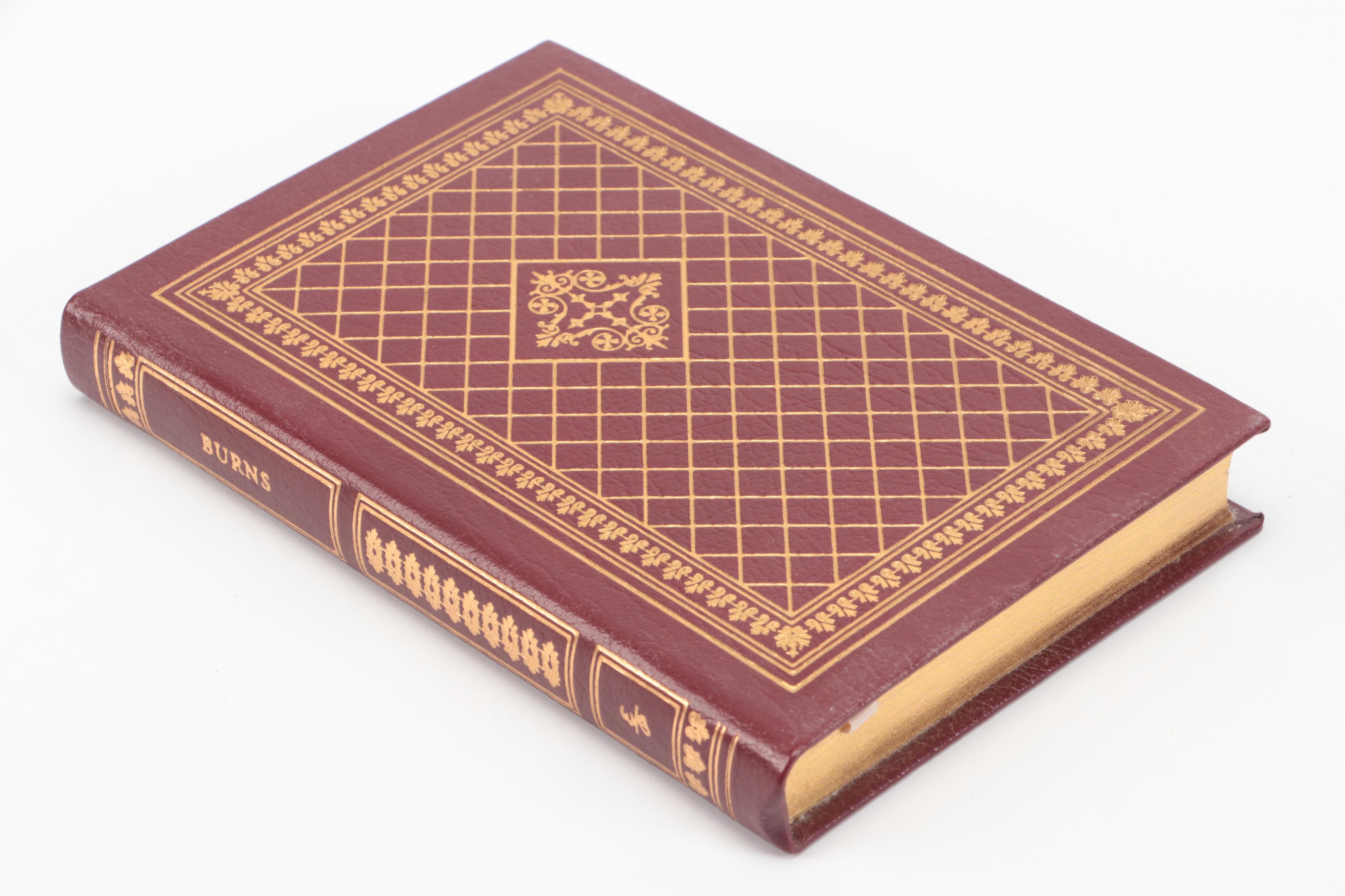 Easton Press Burns, Coleridge, Tennyson, and Wordsworth Poetry Books