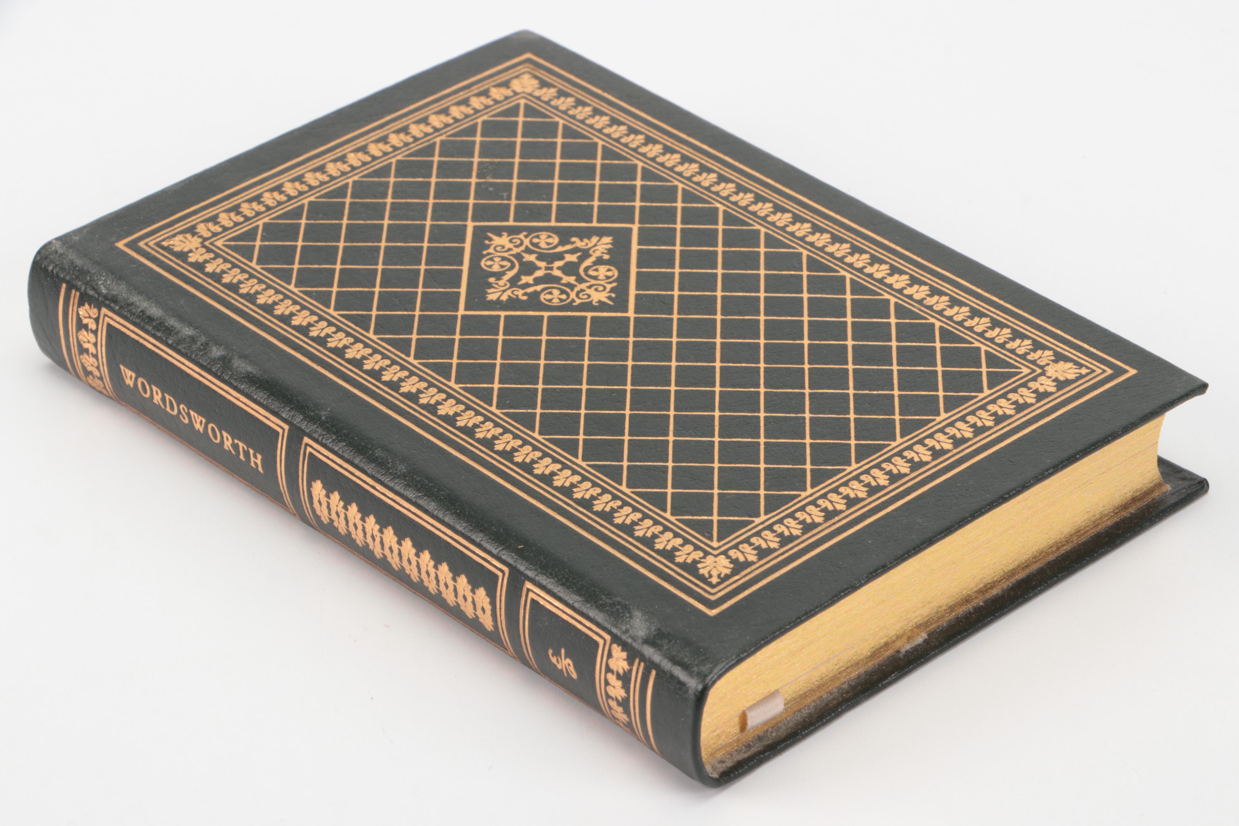 Easton Press Burns, Coleridge, Tennyson, and Wordsworth Poetry Books