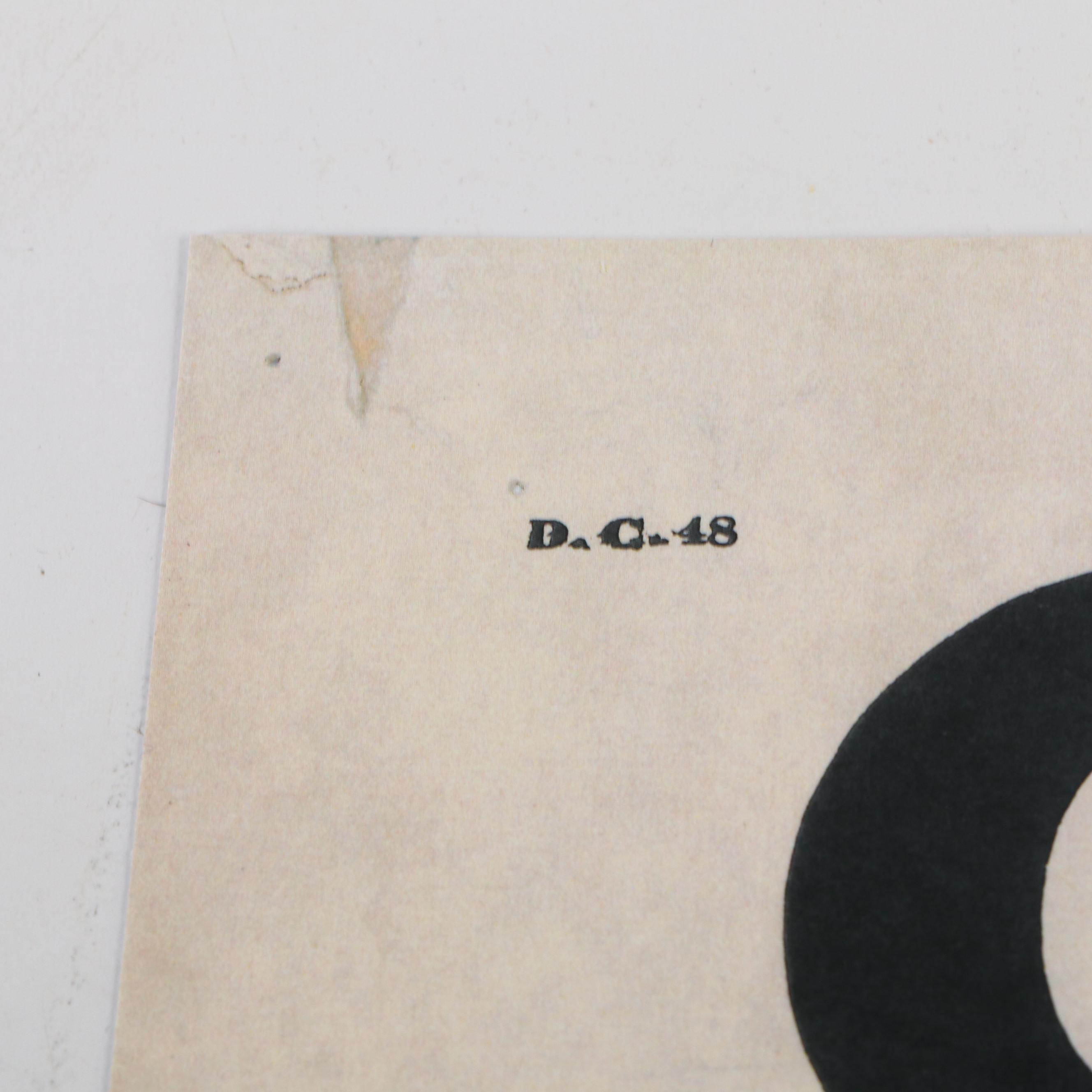 Prohibition Era Whisky Prescription Form with Reproduction Sign