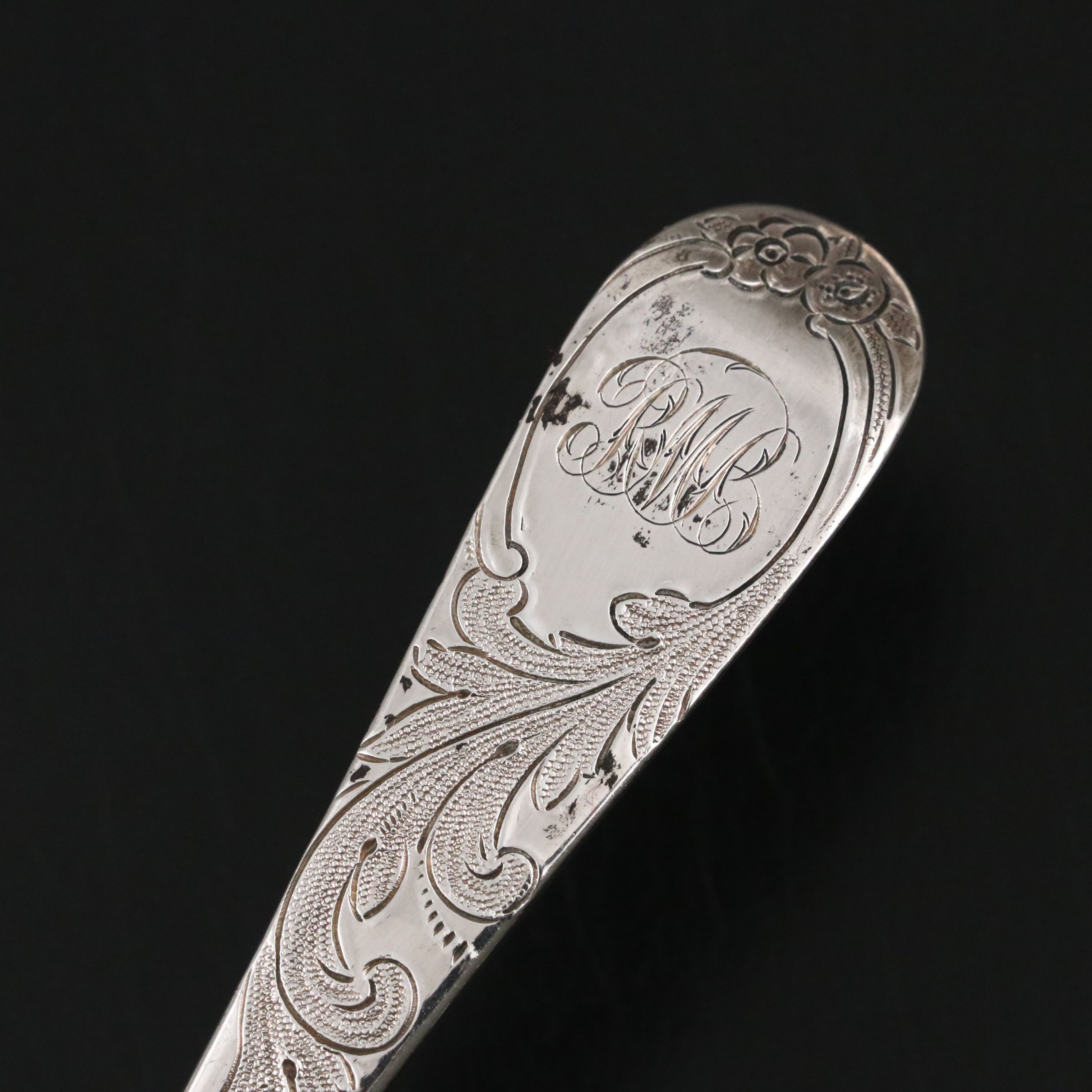 Thomas Pratt and Arthur Humphries English Sterling Silver Berry Spoon, 1783