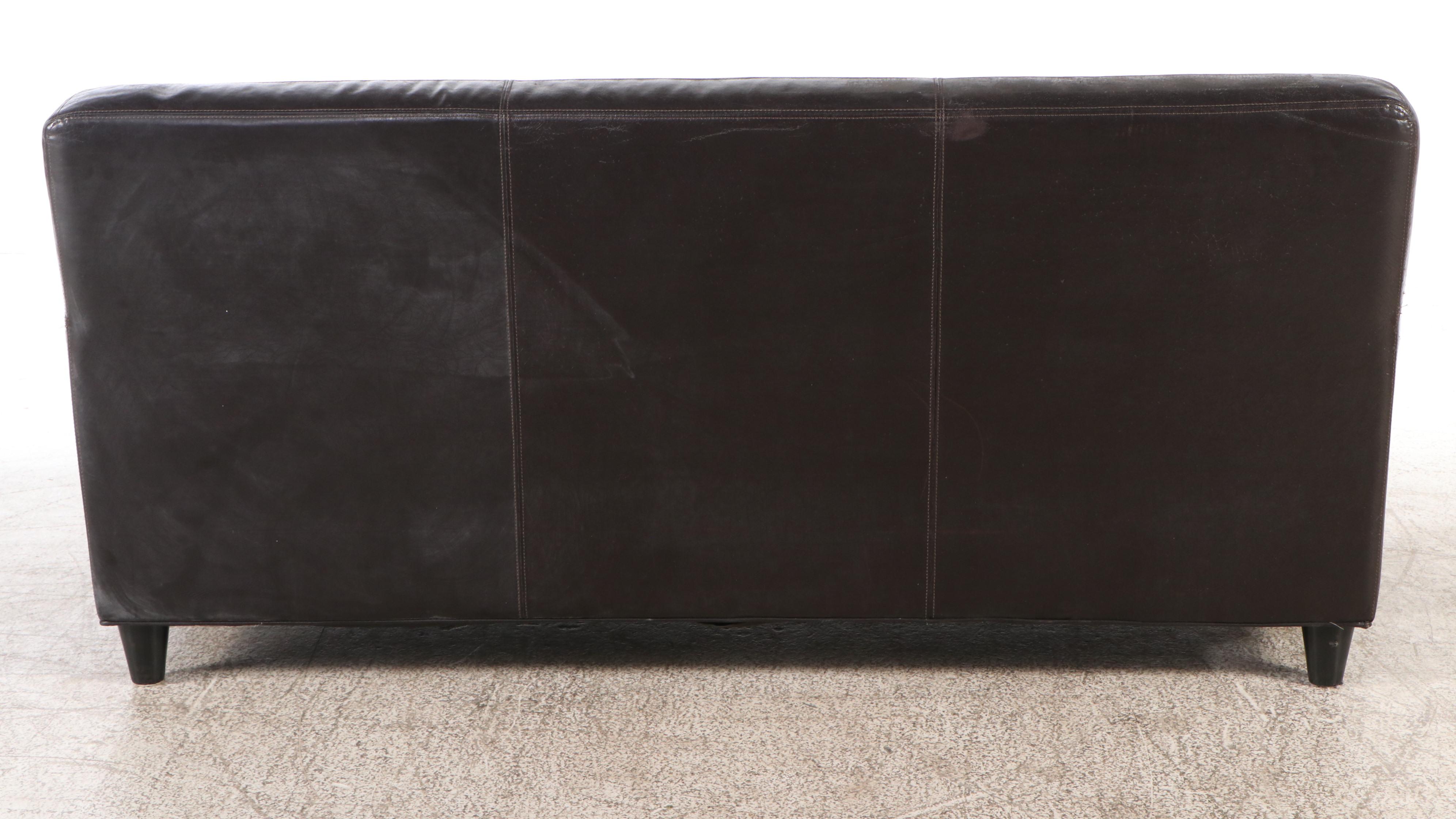 IKEA Leather Upholstered Sofa, Early 21st Century