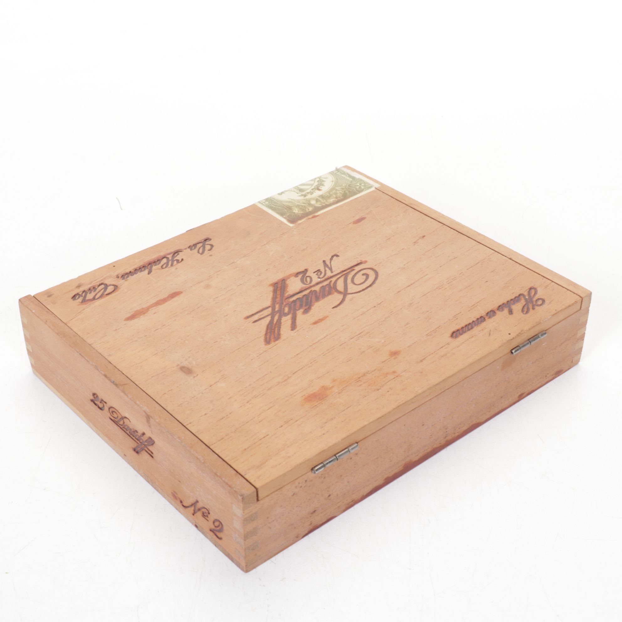 Davidoff and La Gloria Cubana Cigar Boxes with Metal Lock Box and Dresser Box