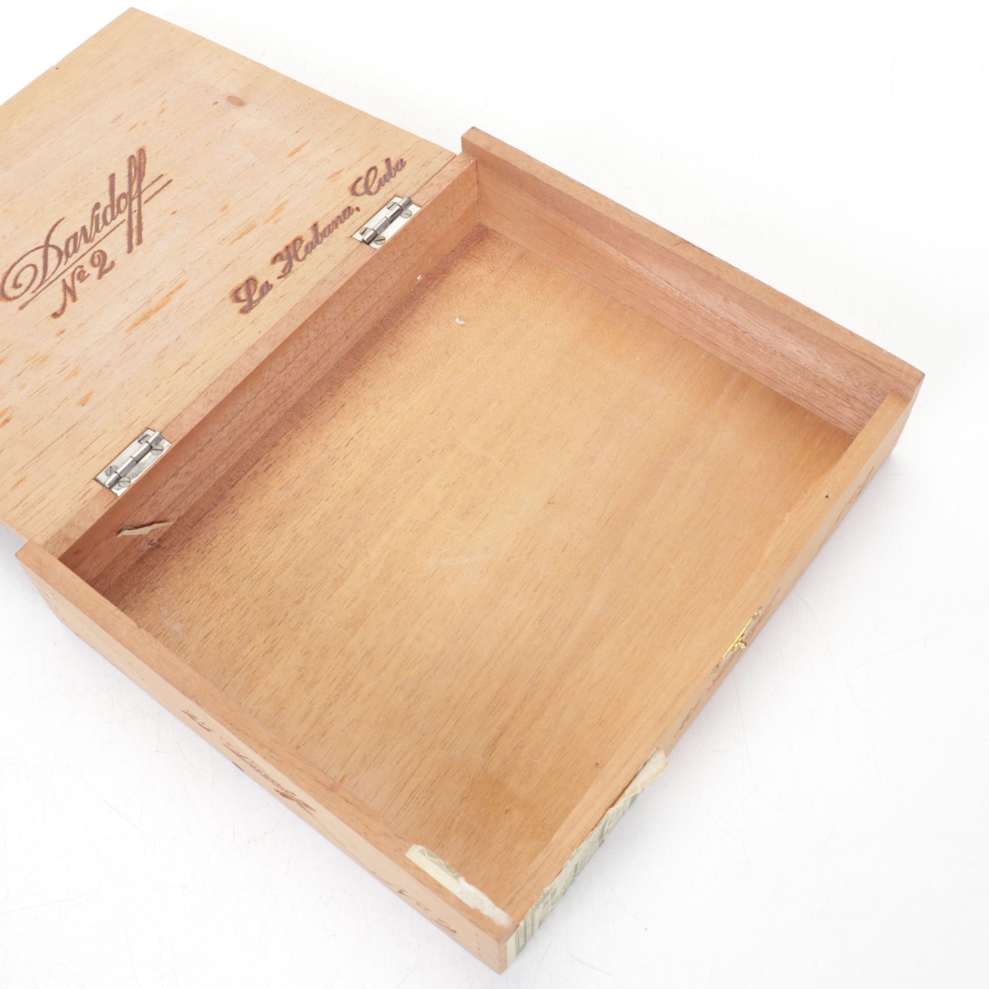 Davidoff and La Gloria Cubana Cigar Boxes with Metal Lock Box and Dresser Box