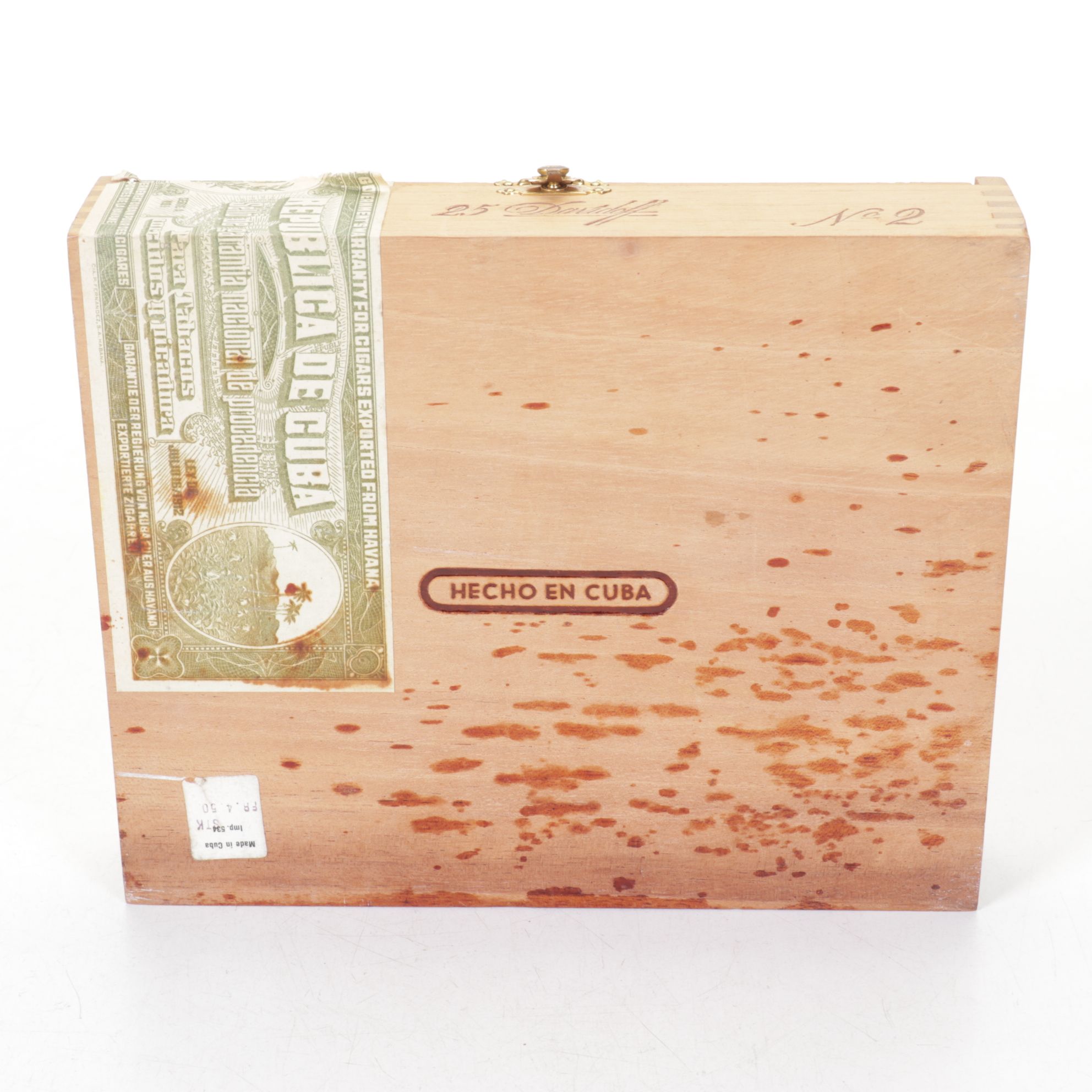 Davidoff and La Gloria Cubana Cigar Boxes with Metal Lock Box and Dresser Box