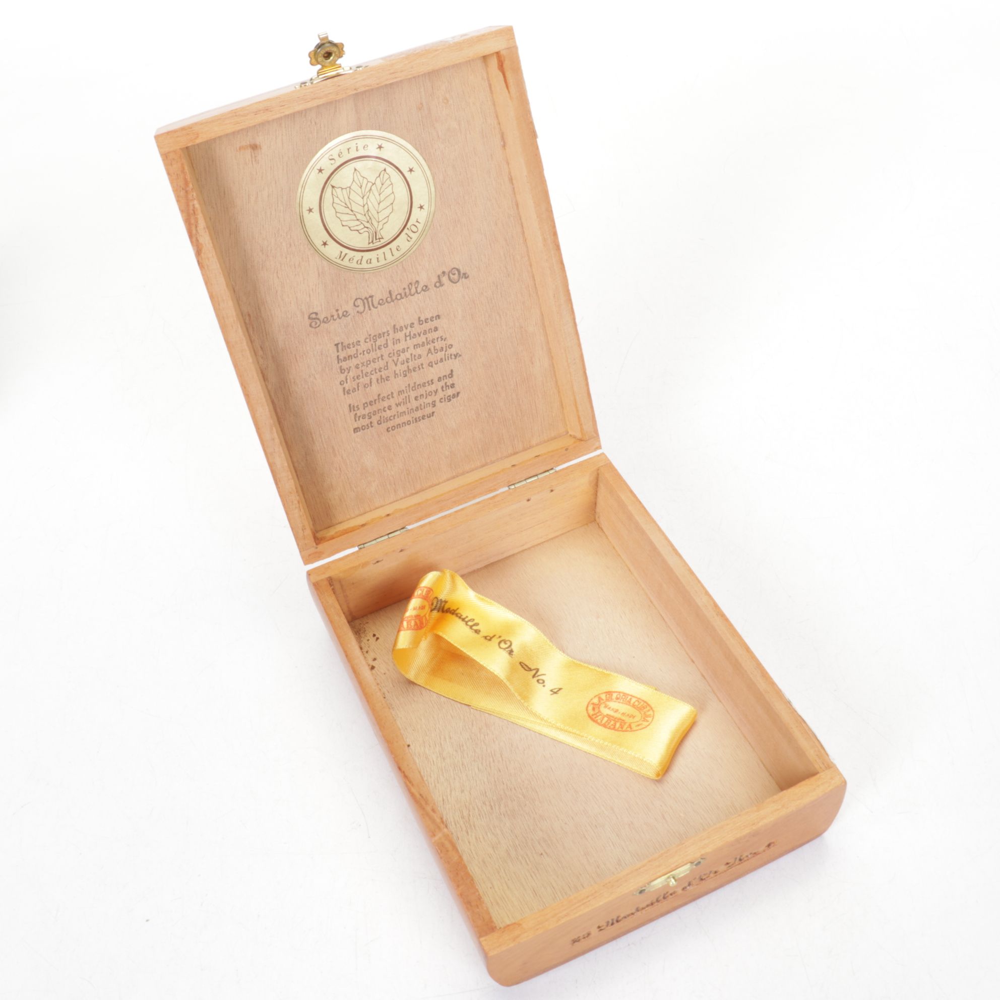 Davidoff and La Gloria Cubana Cigar Boxes with Metal Lock Box and Dresser Box