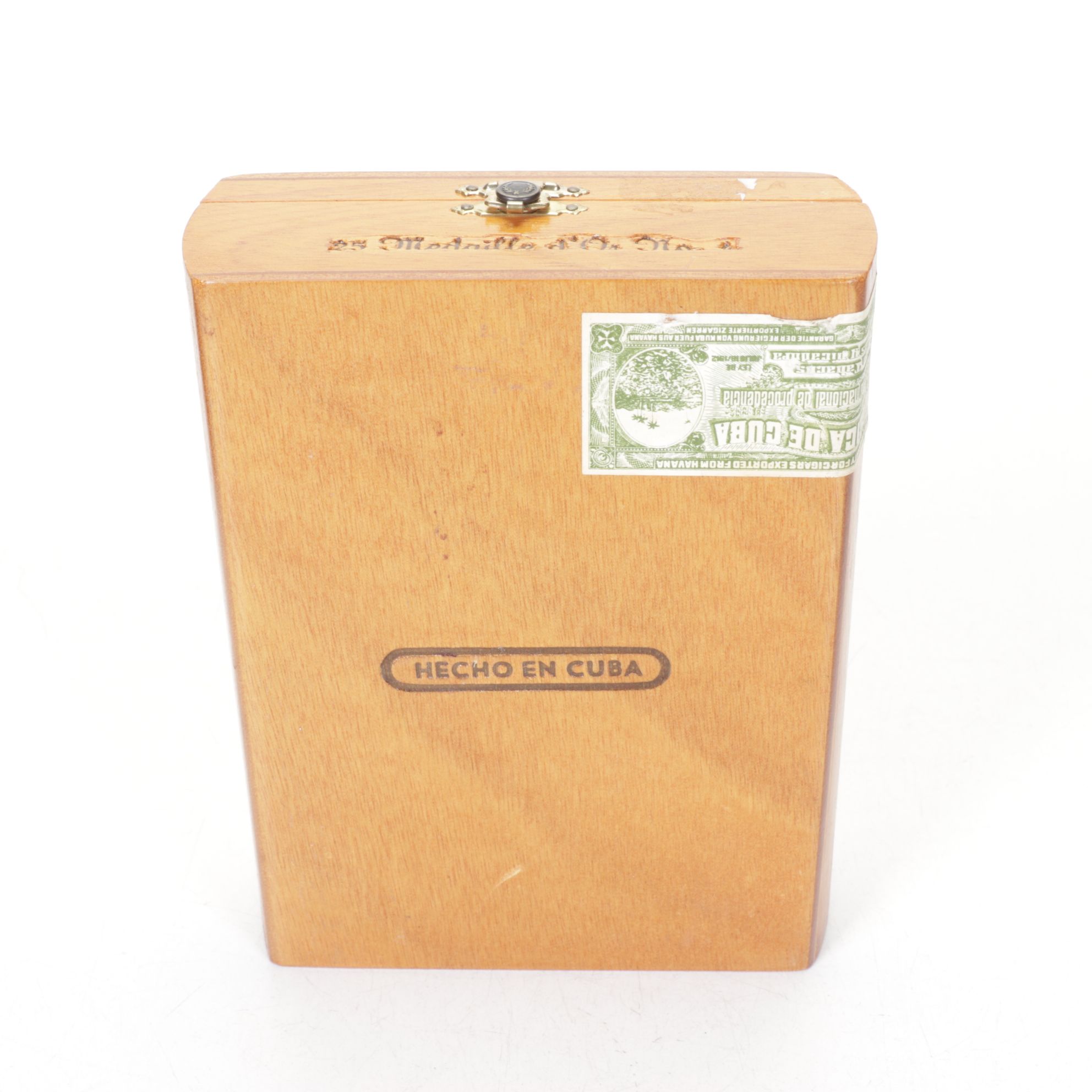 Davidoff and La Gloria Cubana Cigar Boxes with Metal Lock Box and Dresser Box