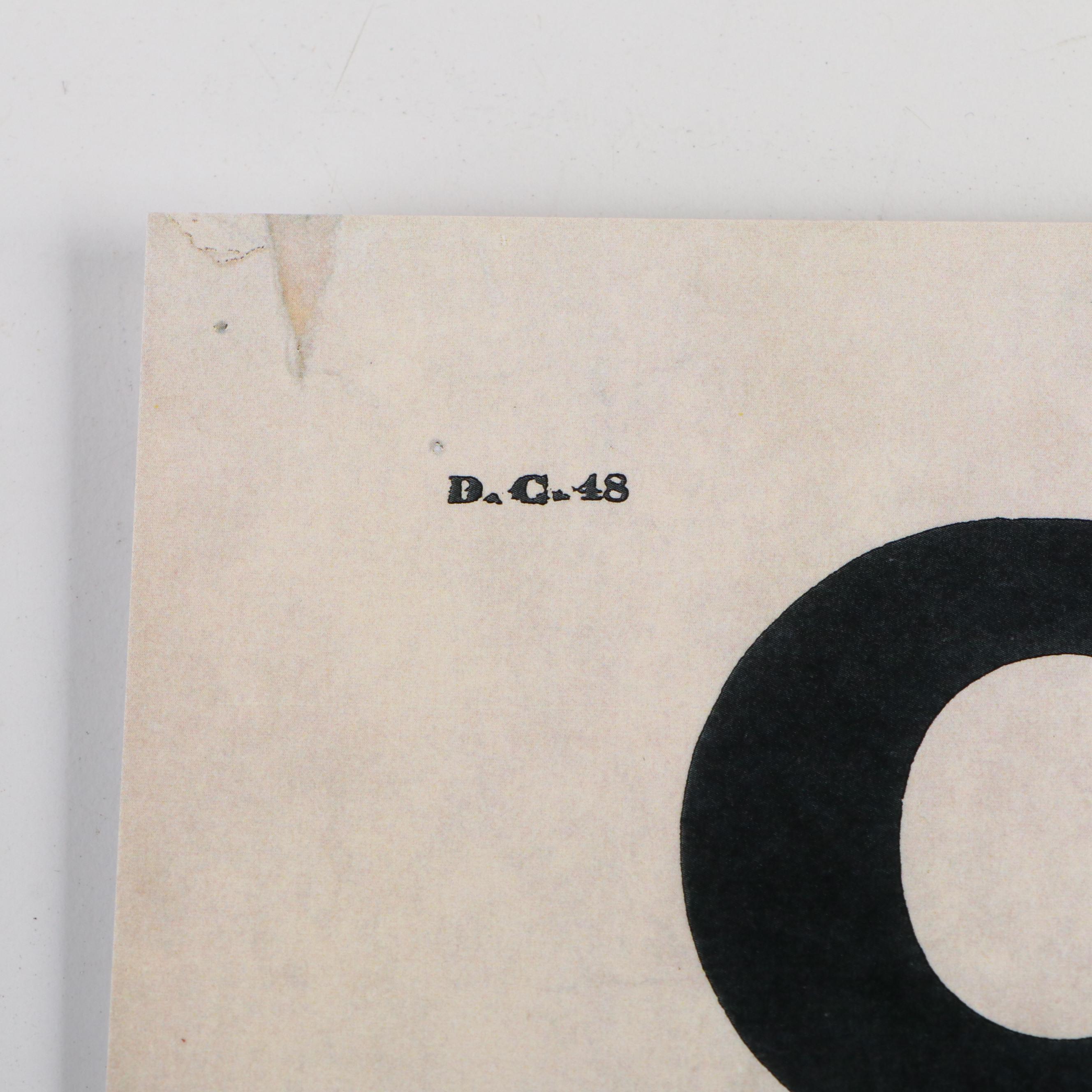 Prohibition Era Whisky Prescription Form with Reproduction Sign