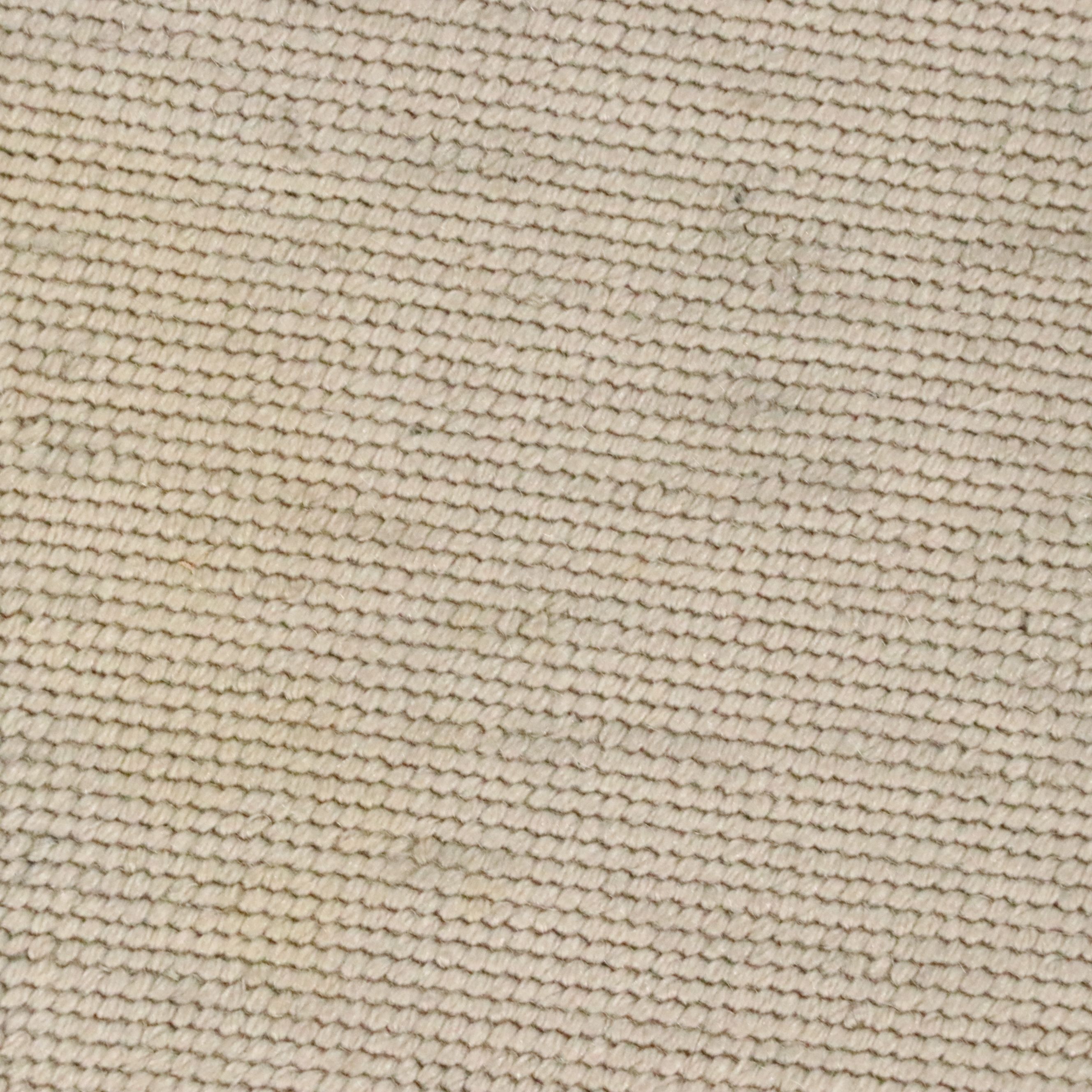 3'9 x 5'7 Handmade Ribbon Floral Needlepoint Area Rug