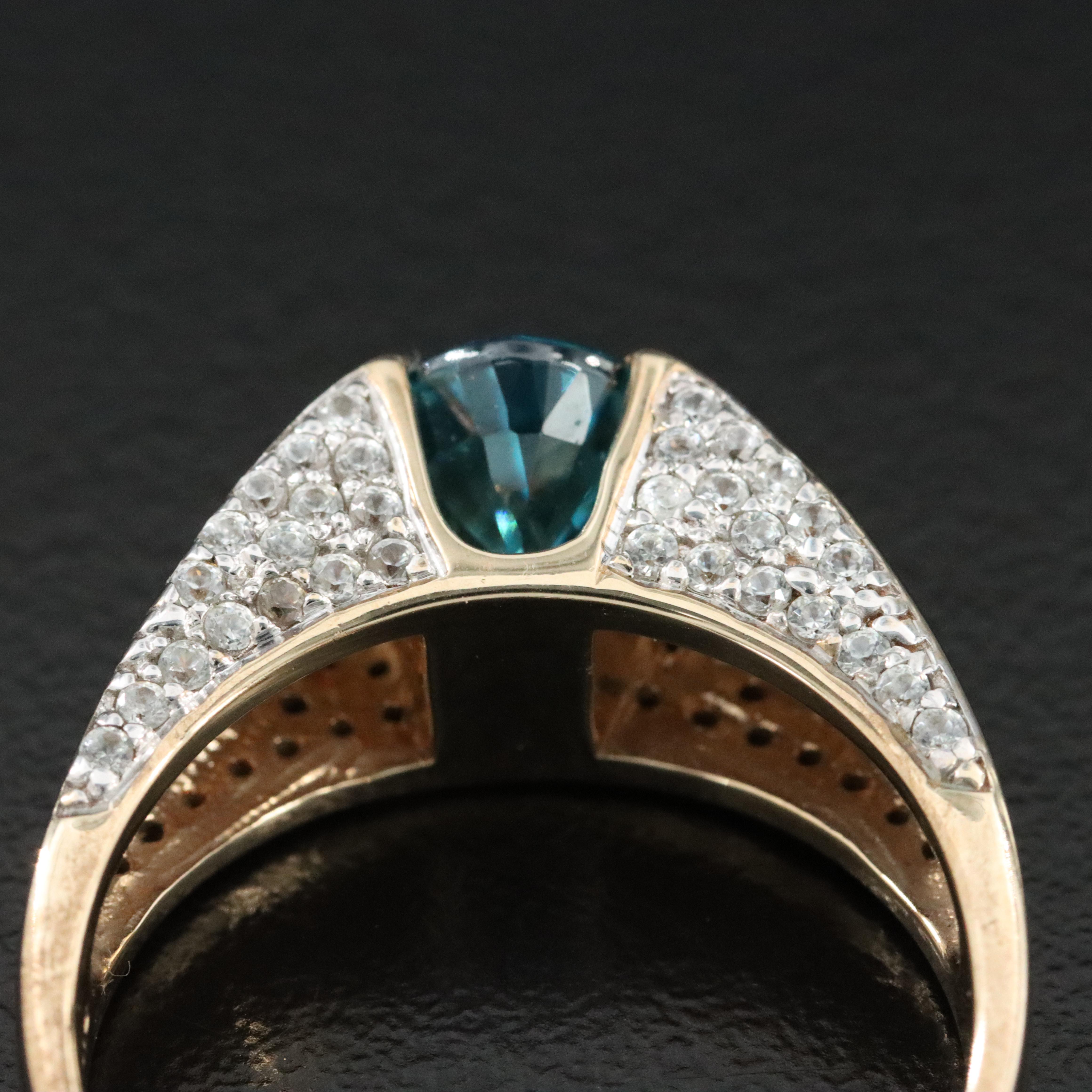 9K Zircon Ring