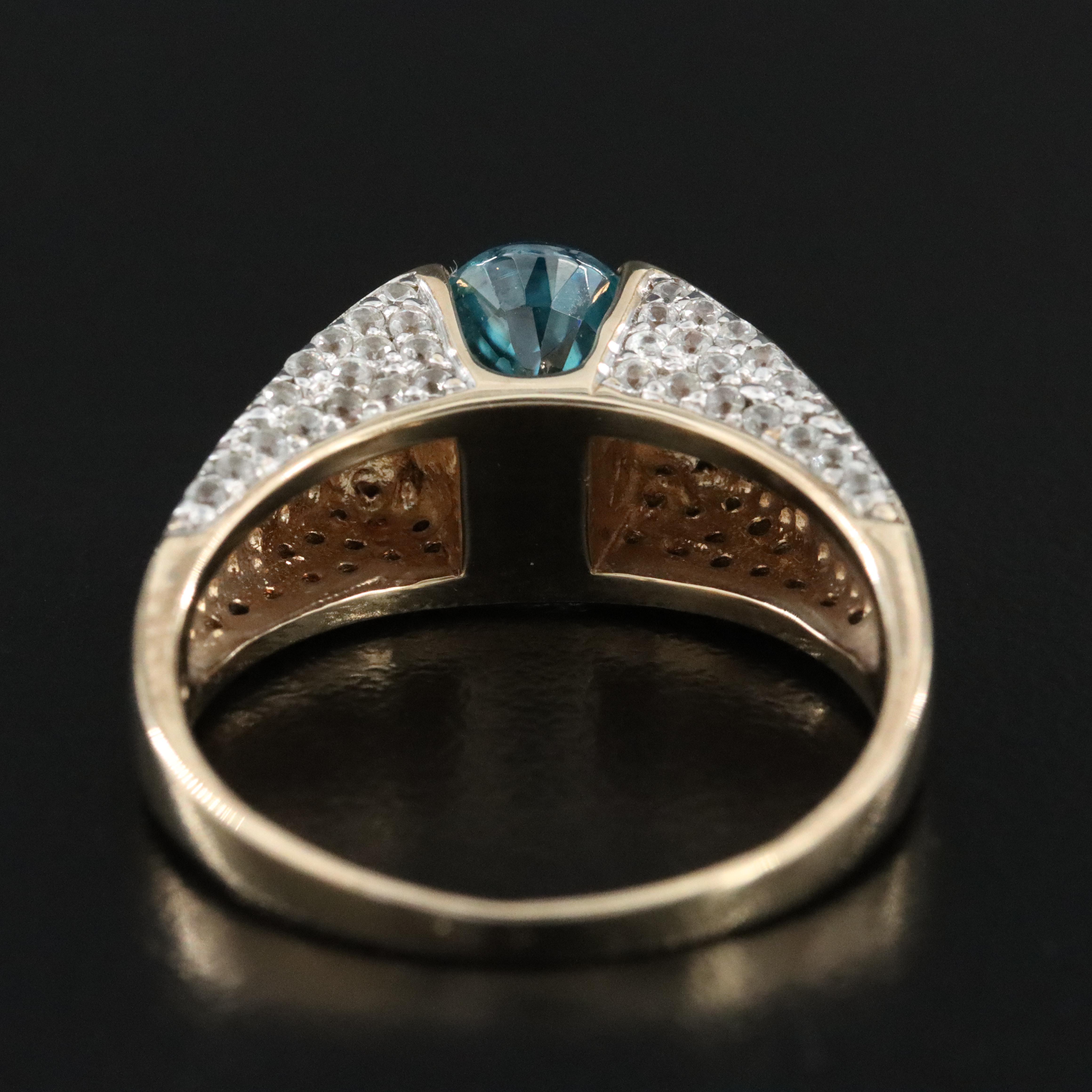 9K Zircon Ring