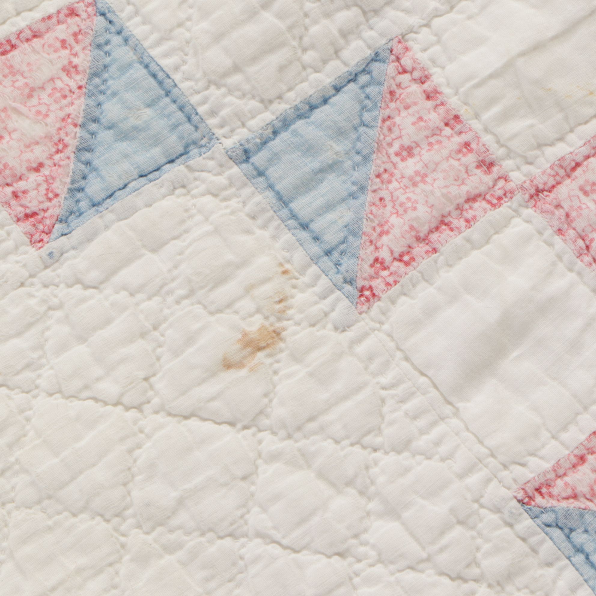 Hand-Pieced Patchwork "Pinwheel" and "Disappearing Nine-Patch" Quilts