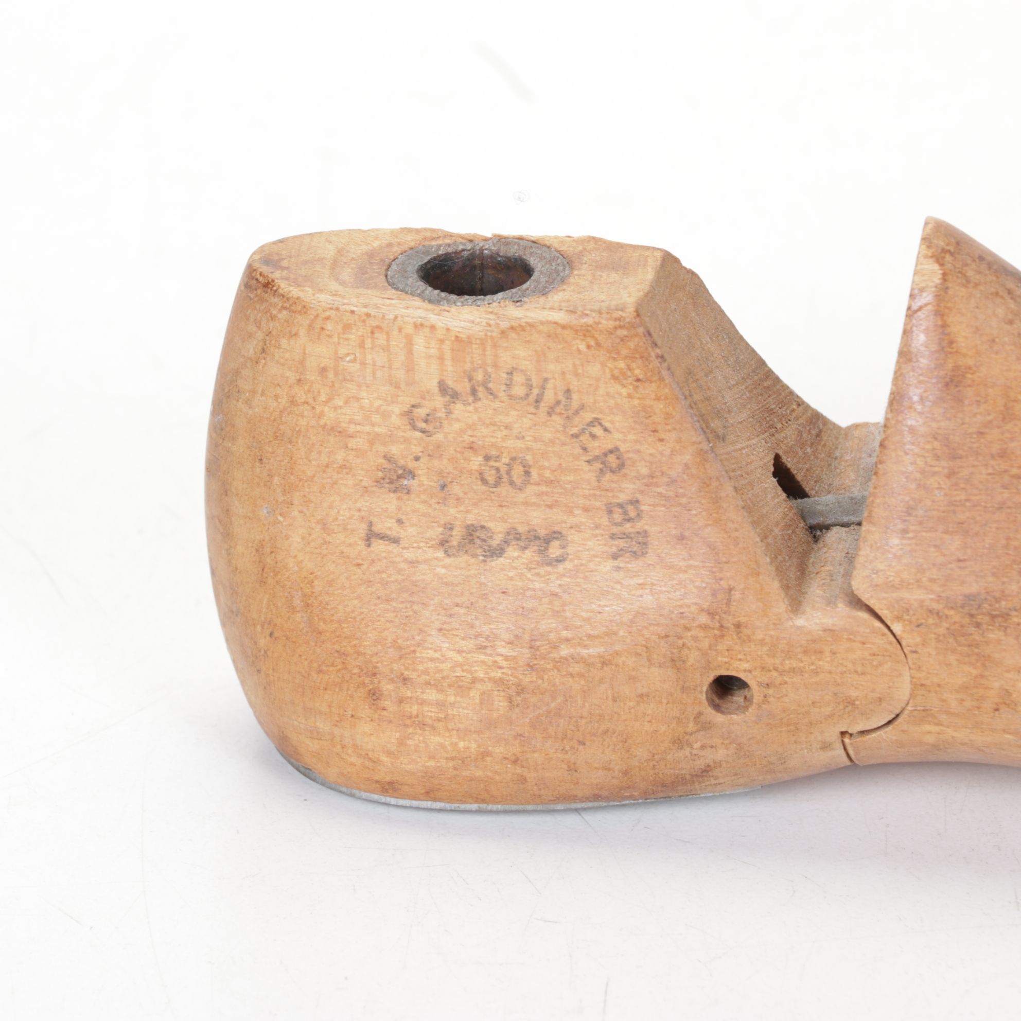 Two Cast Iron Sad Irons, Shoe Form, Tack Hammer and More