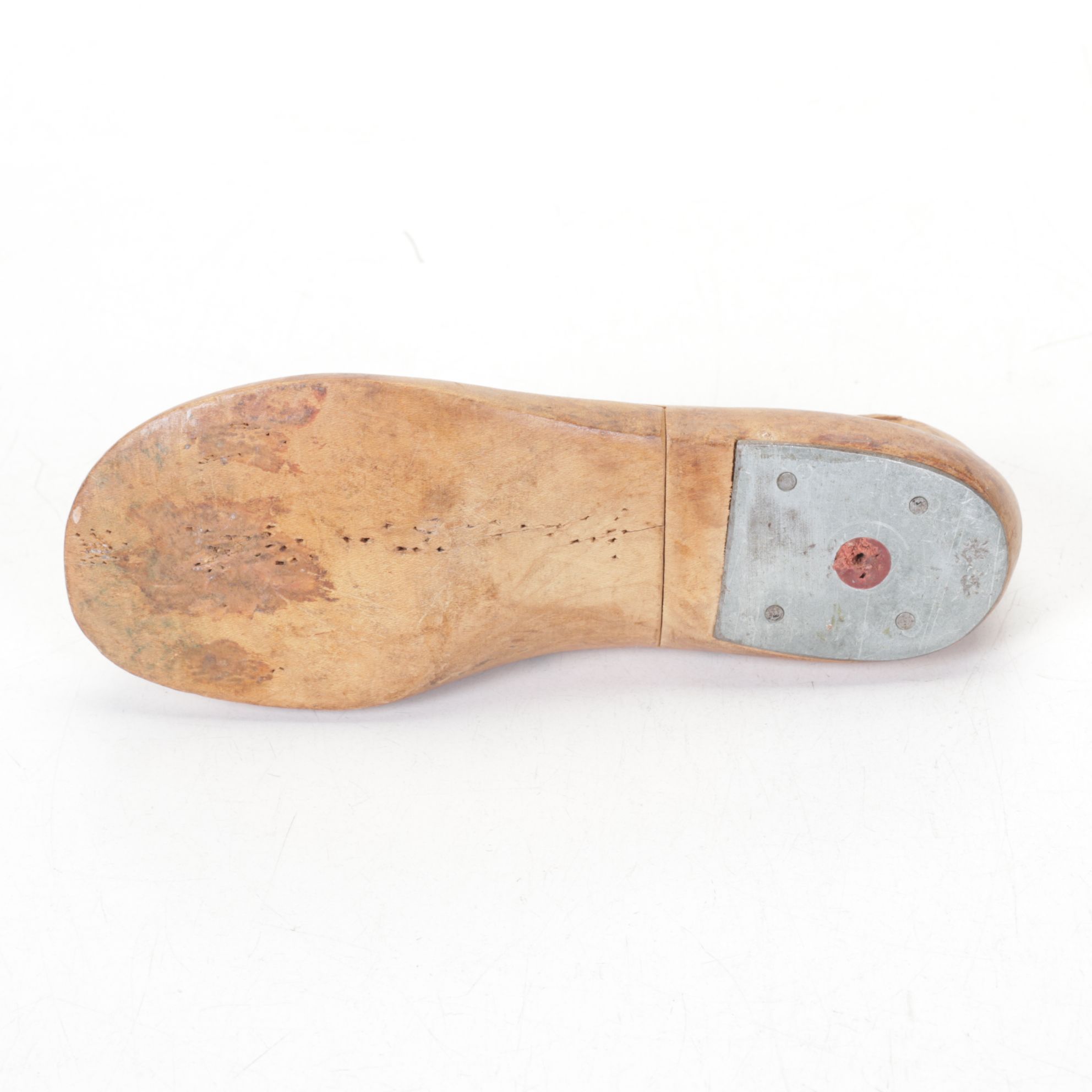 Two Cast Iron Sad Irons, Shoe Form, Tack Hammer and More