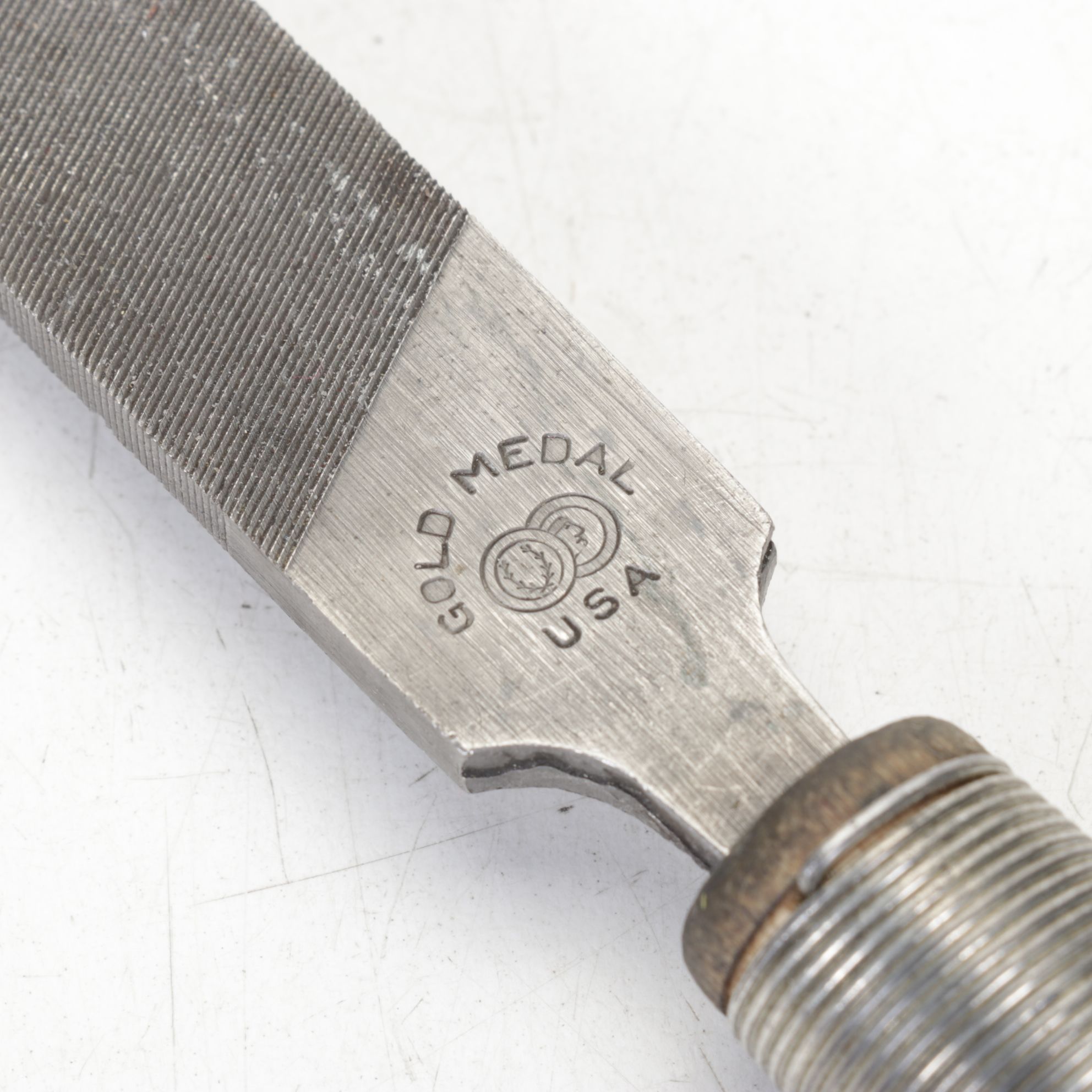 Two Cast Iron Sad Irons, Shoe Form, Tack Hammer and More