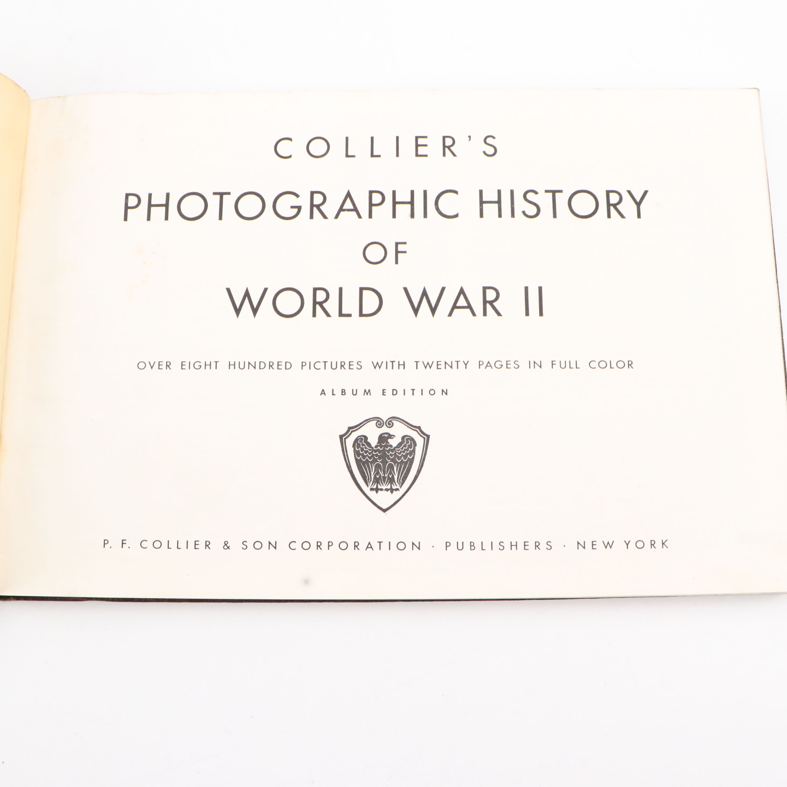 "Collier's Photographic History of World War II" with More Books