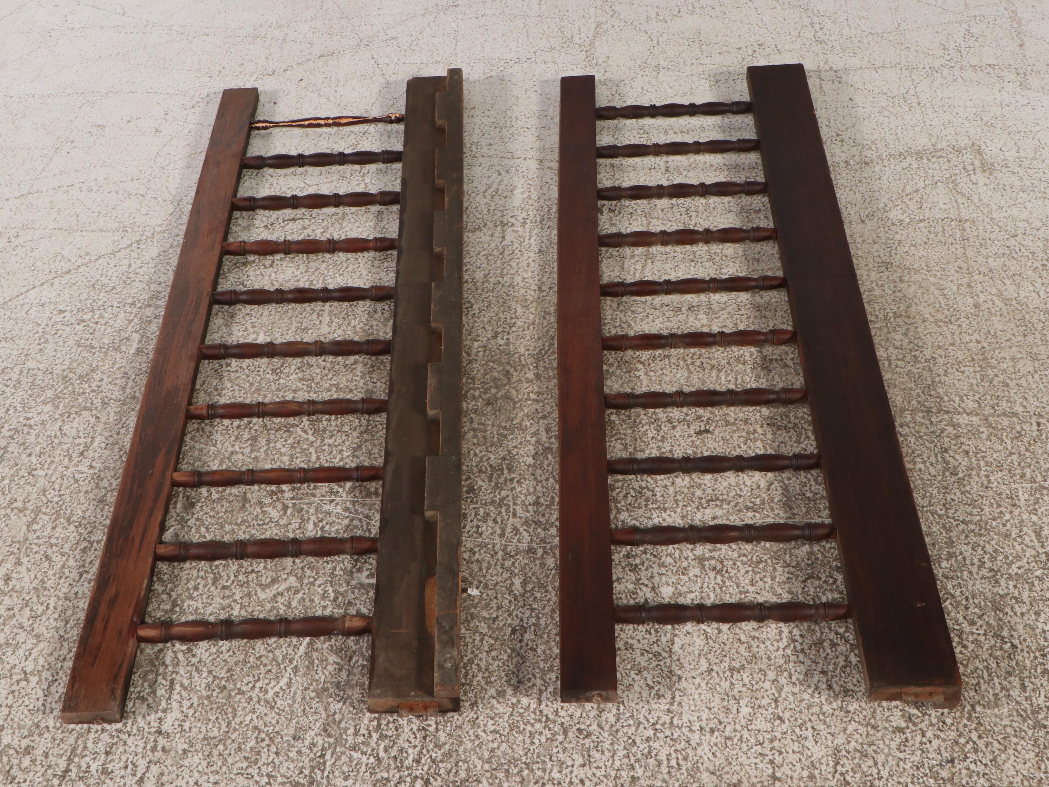 Federal Style Bobbin-Turned Four-Poster Rope Bed, Late 19th/Early 20th Century