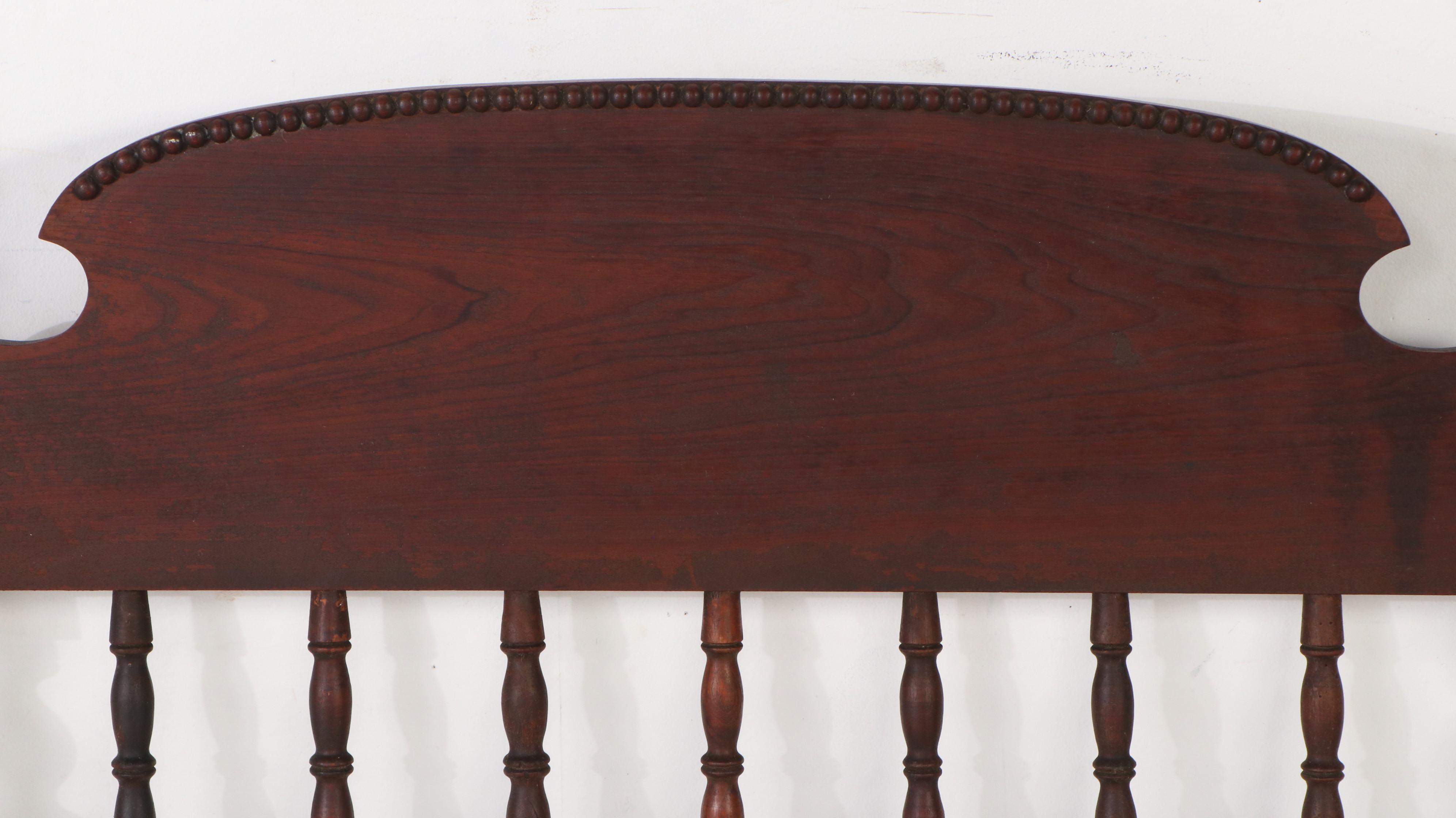 Federal Style Bobbin-Turned Four-Poster Rope Bed, Late 19th/Early 20th Century