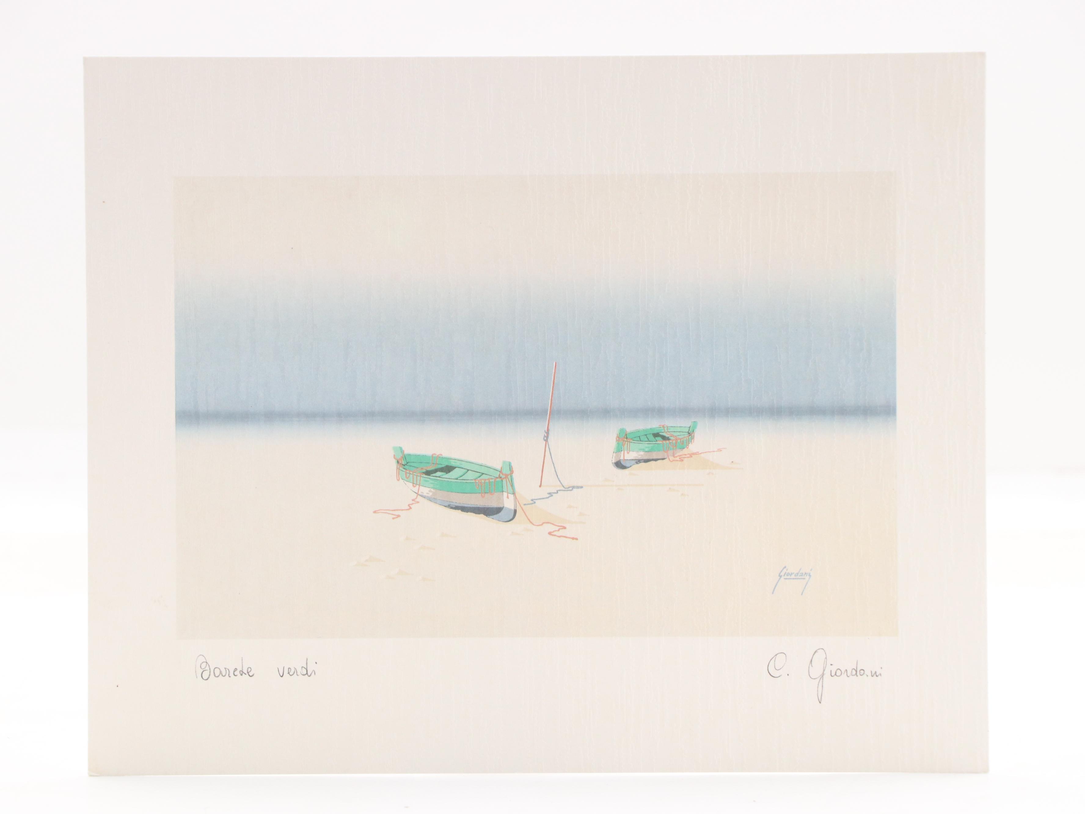 Italian Beach Offset Lithographs After Giordani