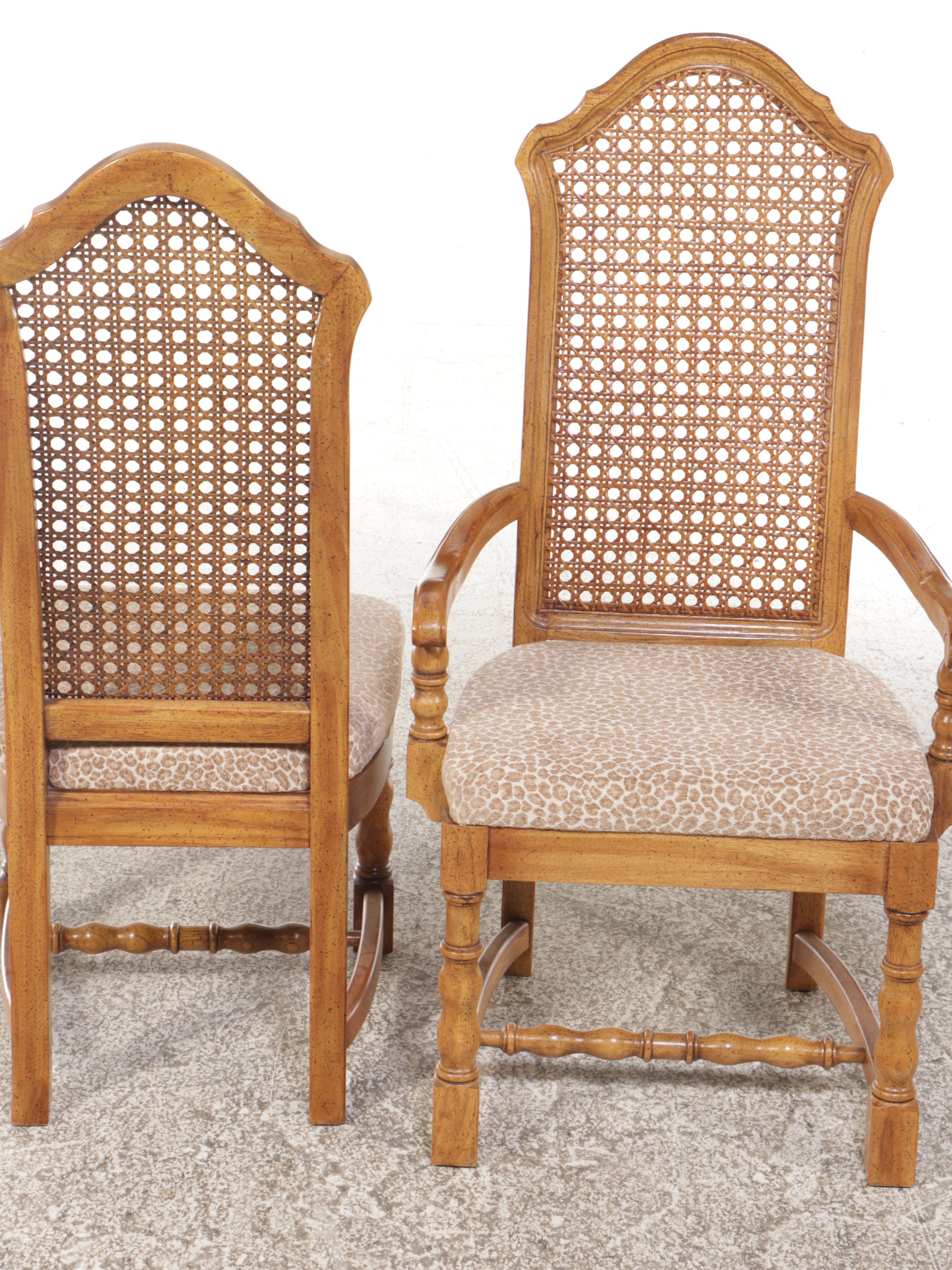 Drexel "Chartwell" Dining Table with Six Chairs, Late 20th Century