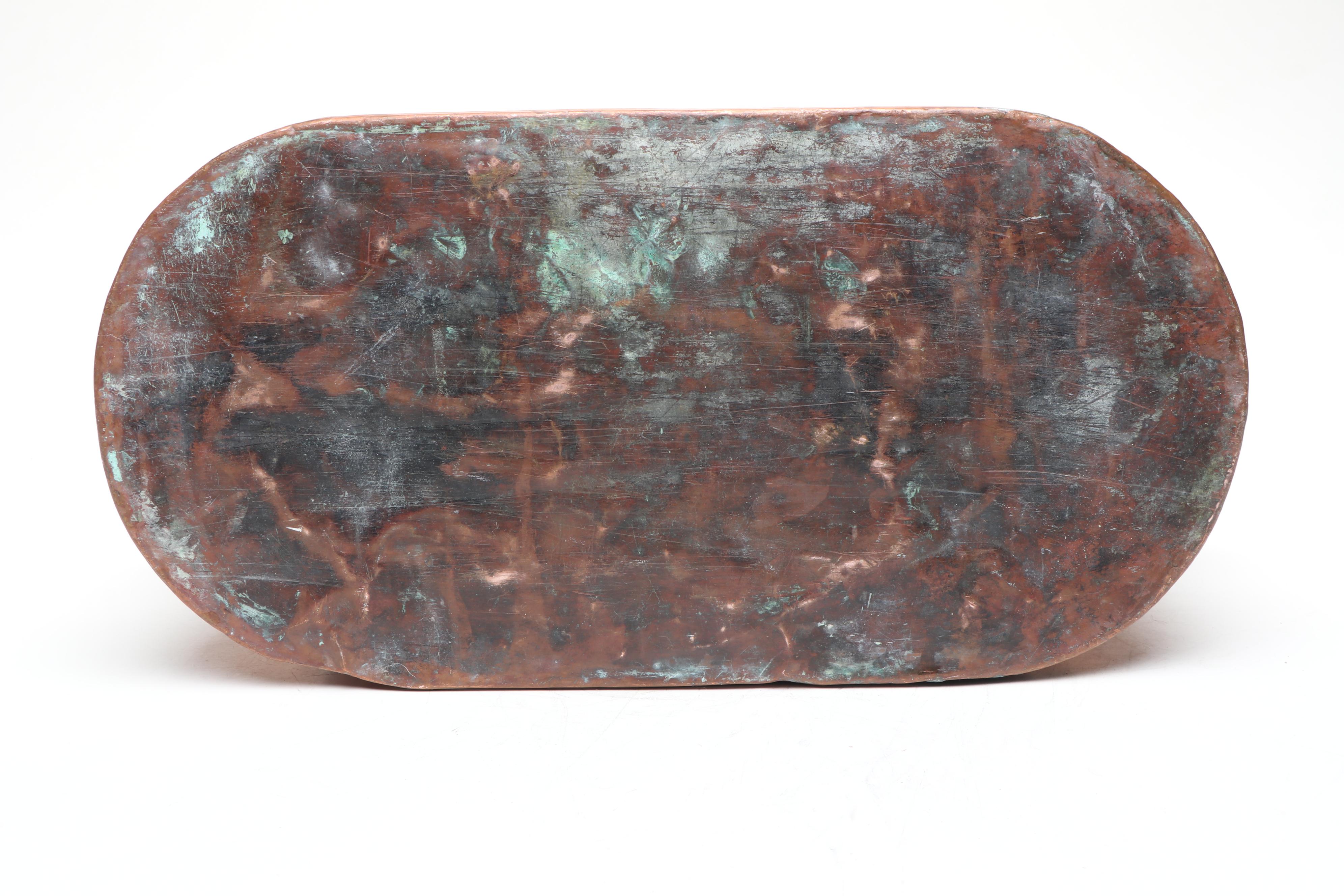 Antique Copper Handled Boiler Tub