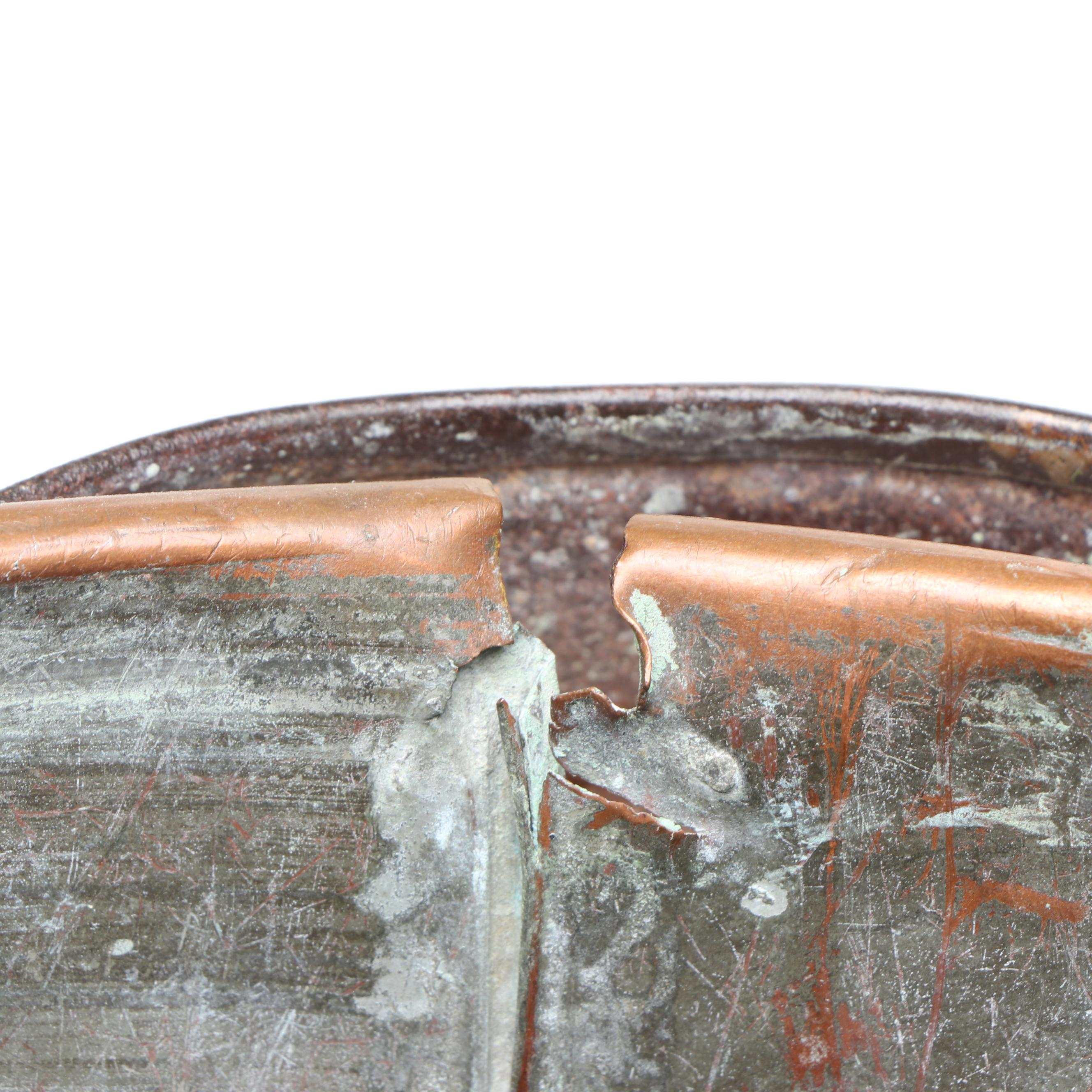 Antique Copper Handled Boiler Tub