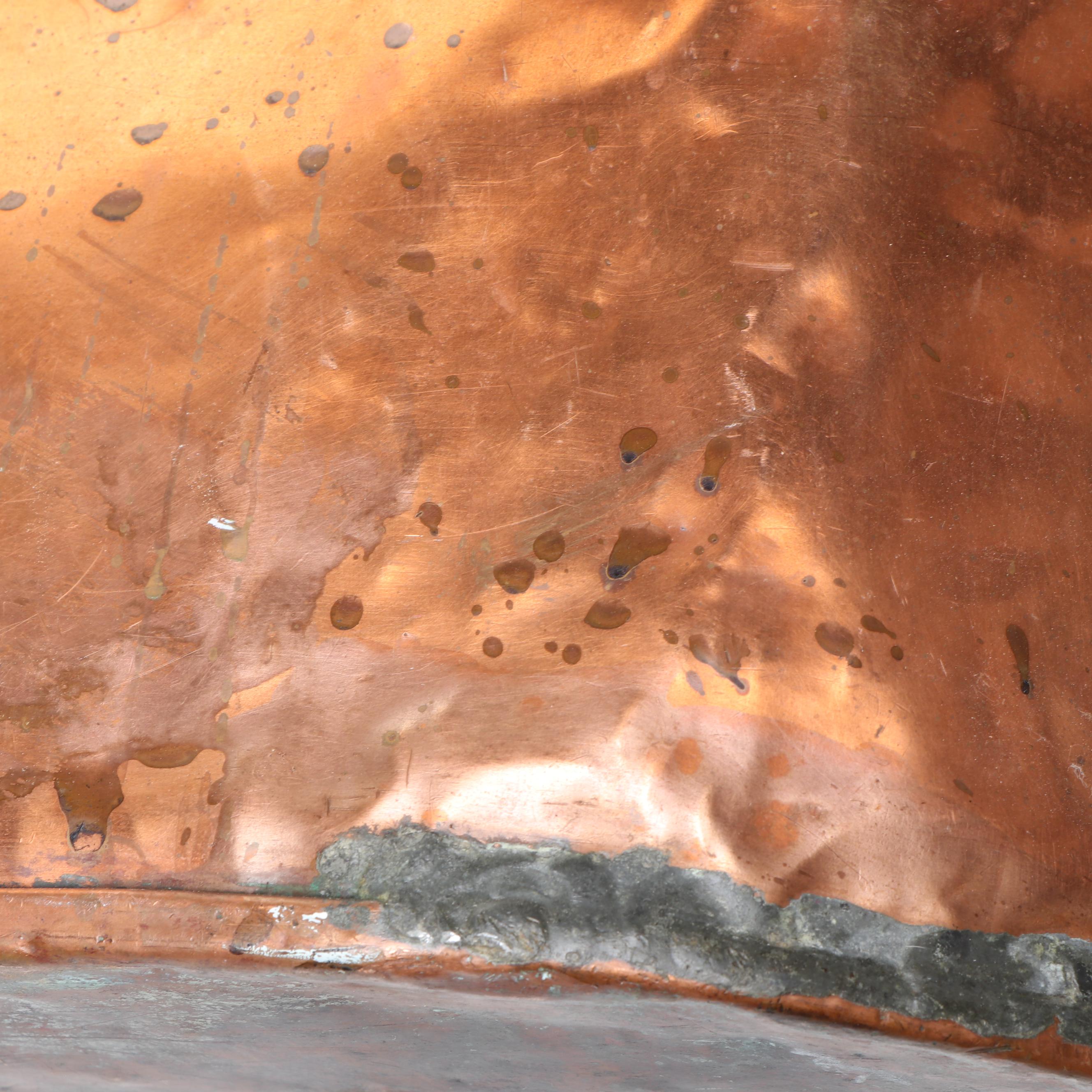 Antique Copper Handled Boiler Tub