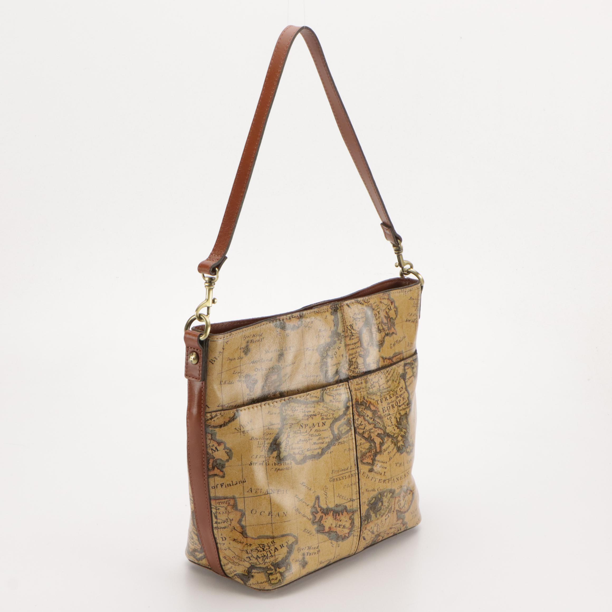 Chico's Black Leather Tote and Tassel Print Zip Pouch with More Bags and Wallet