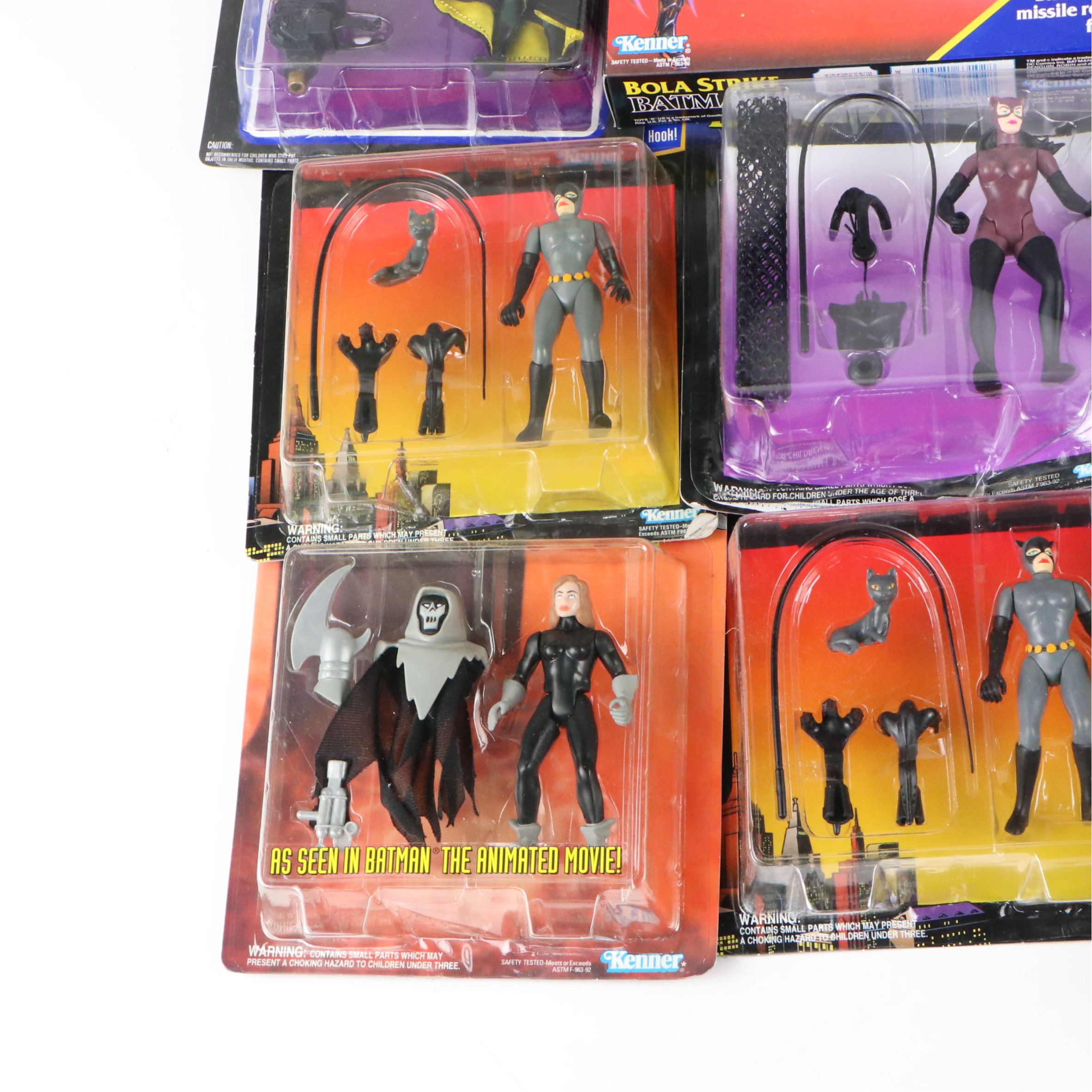 Kenner Batman Action Figures with Original Packaging, 1990s
