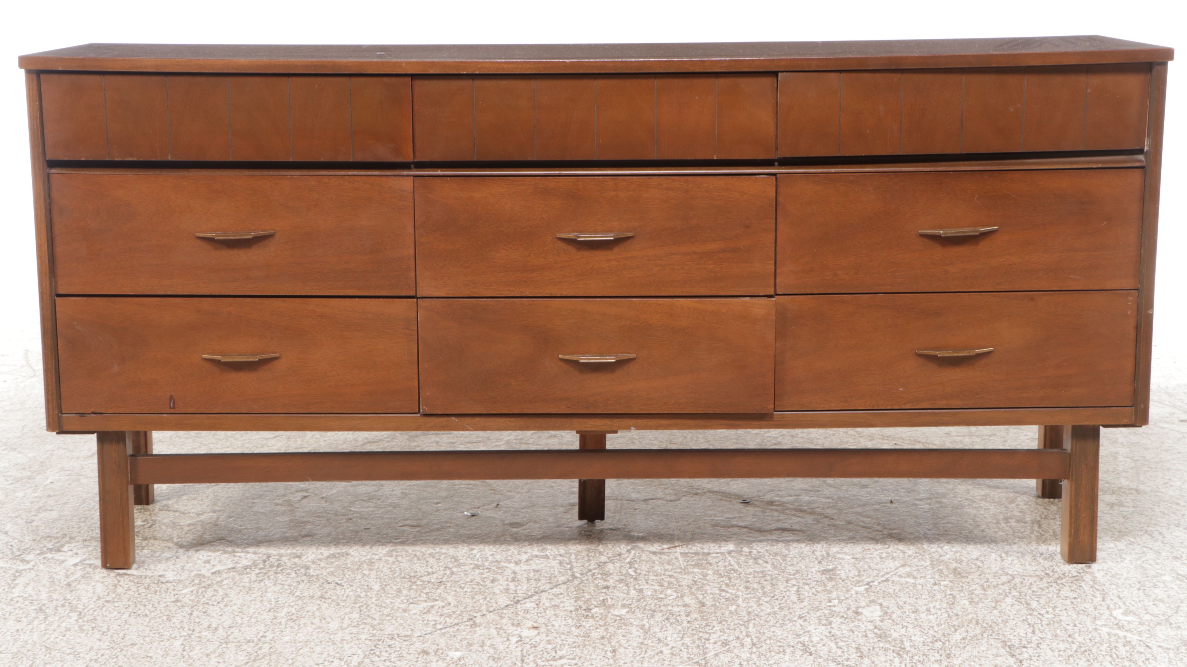 Mid Century Modern Mahogany Dresser