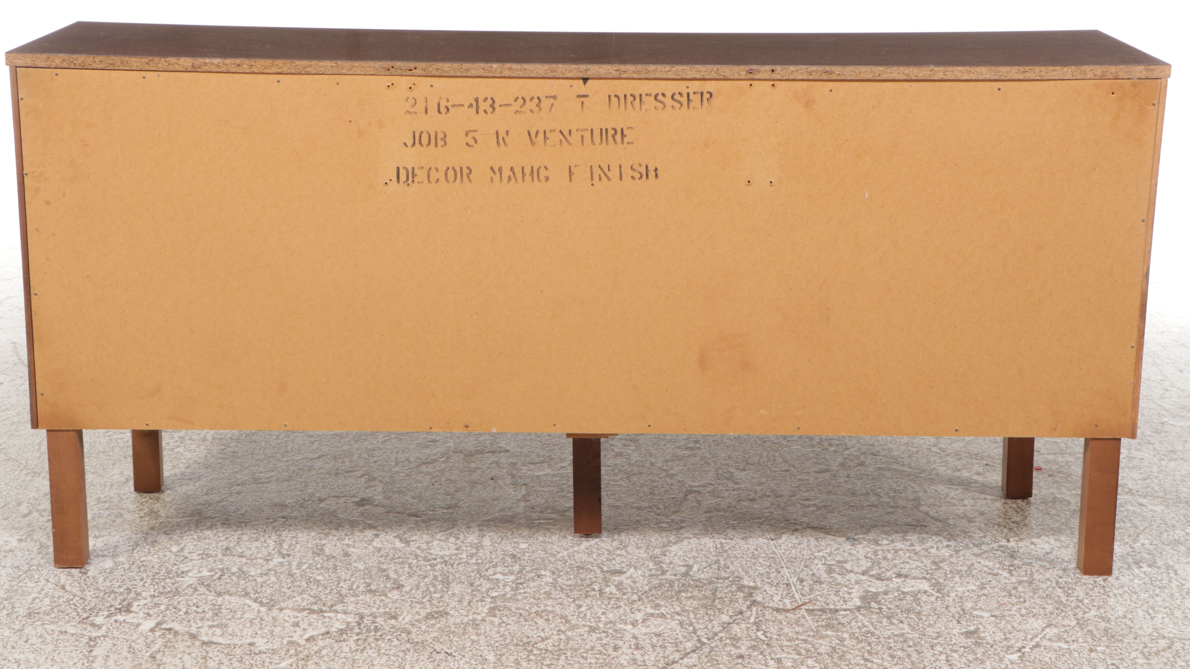 Mid Century Modern Mahogany Dresser