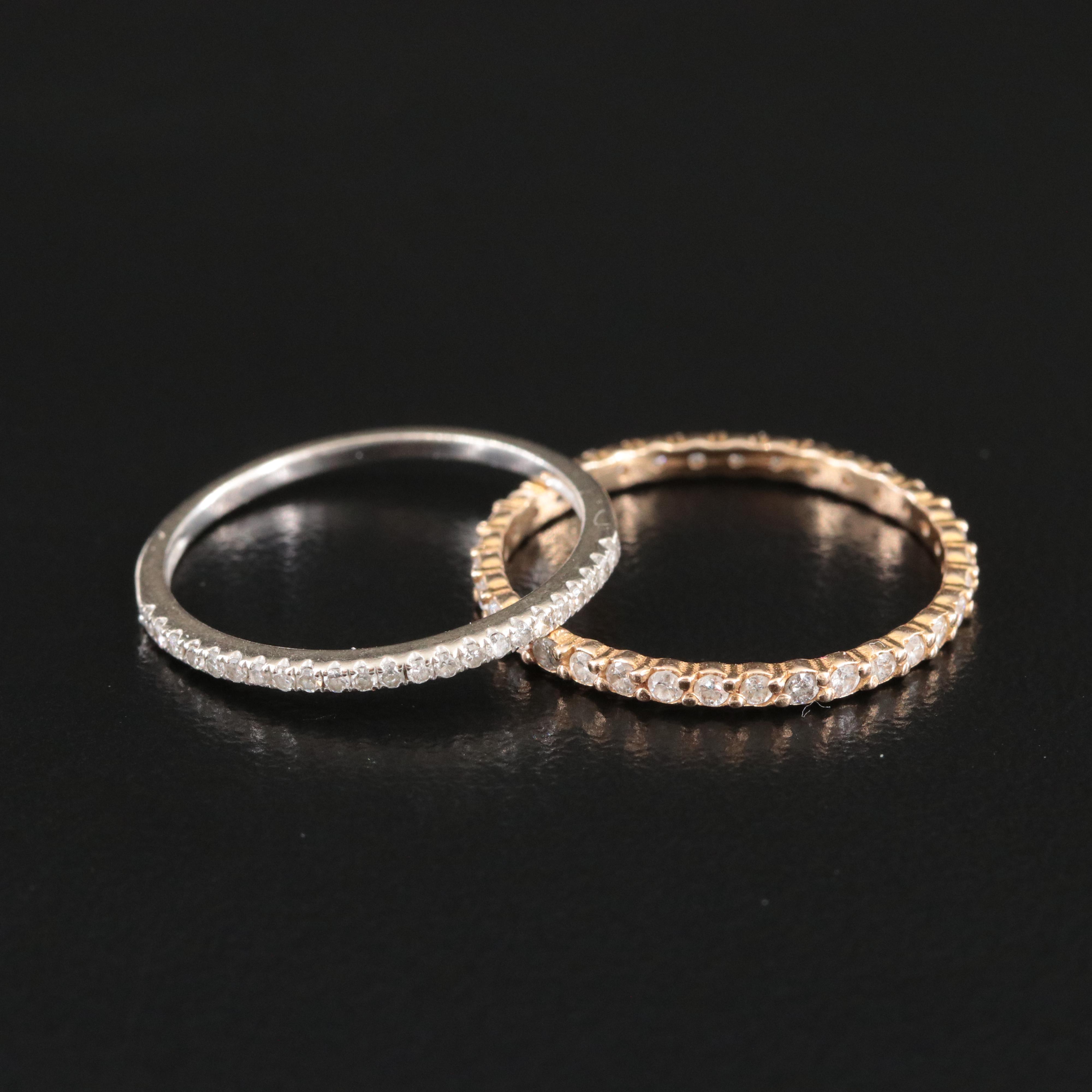 14K Diamond Ring Lot