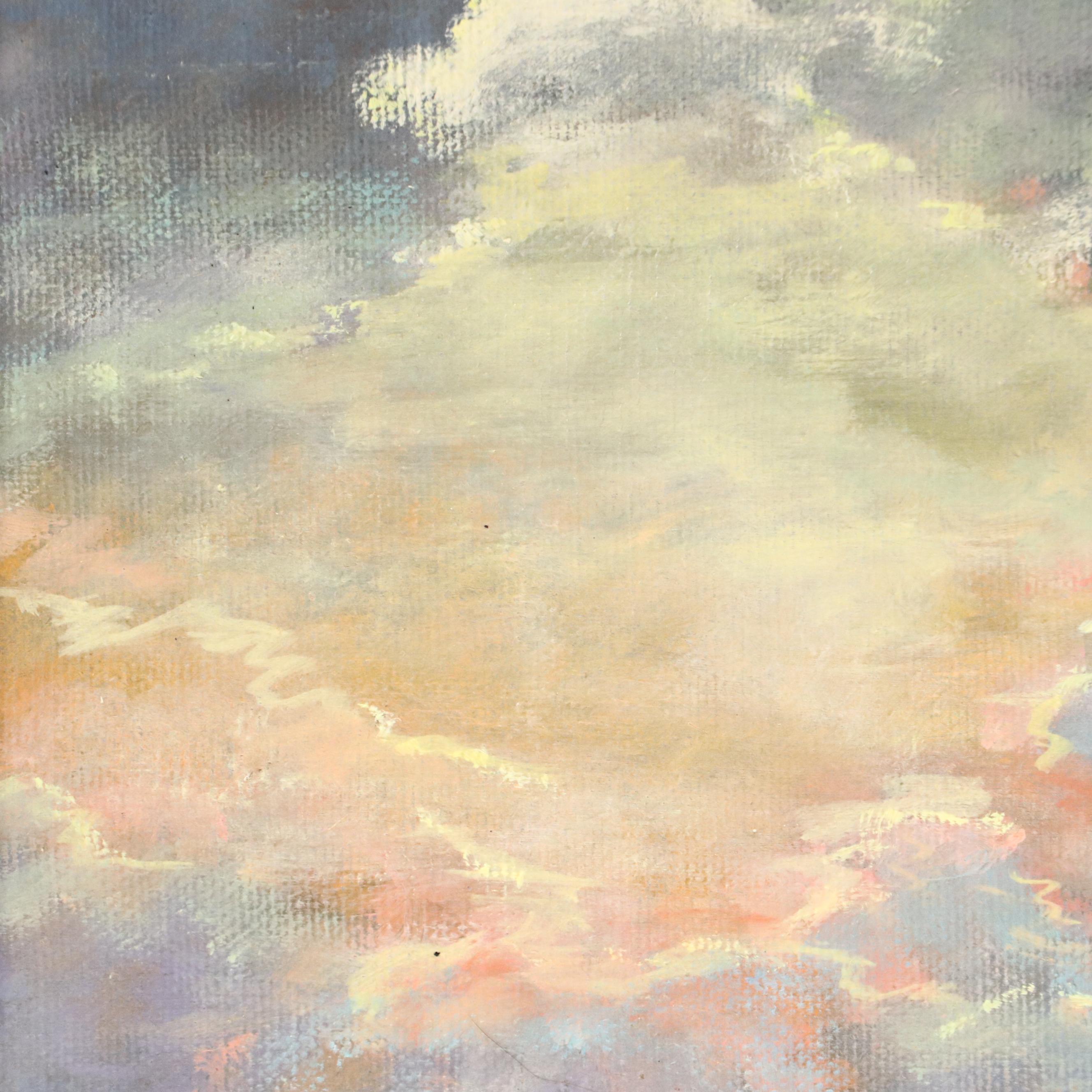 David E. Brown Oil on Canvas "Landscape," 1981